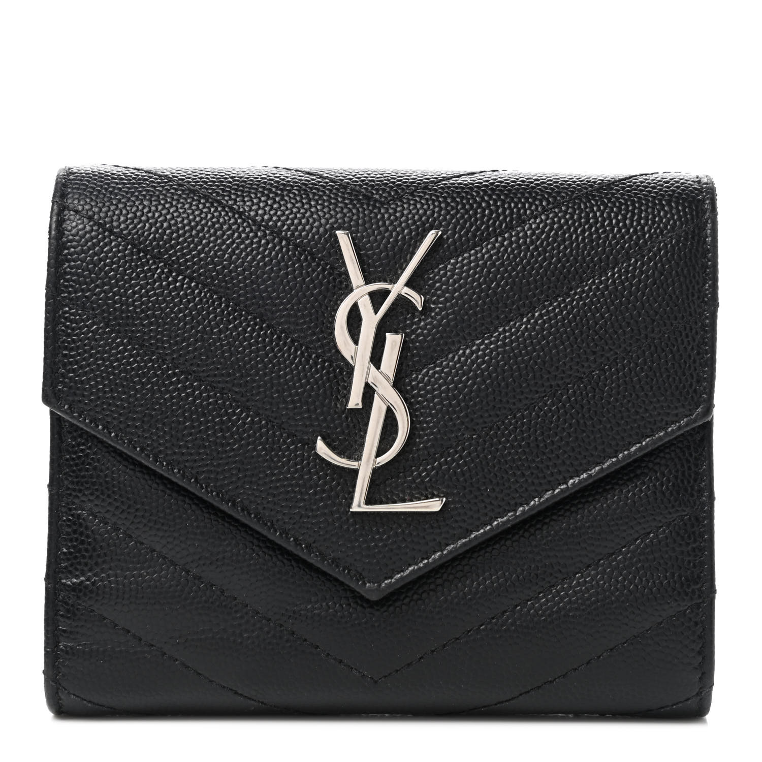 ysl monogram trifold wallet