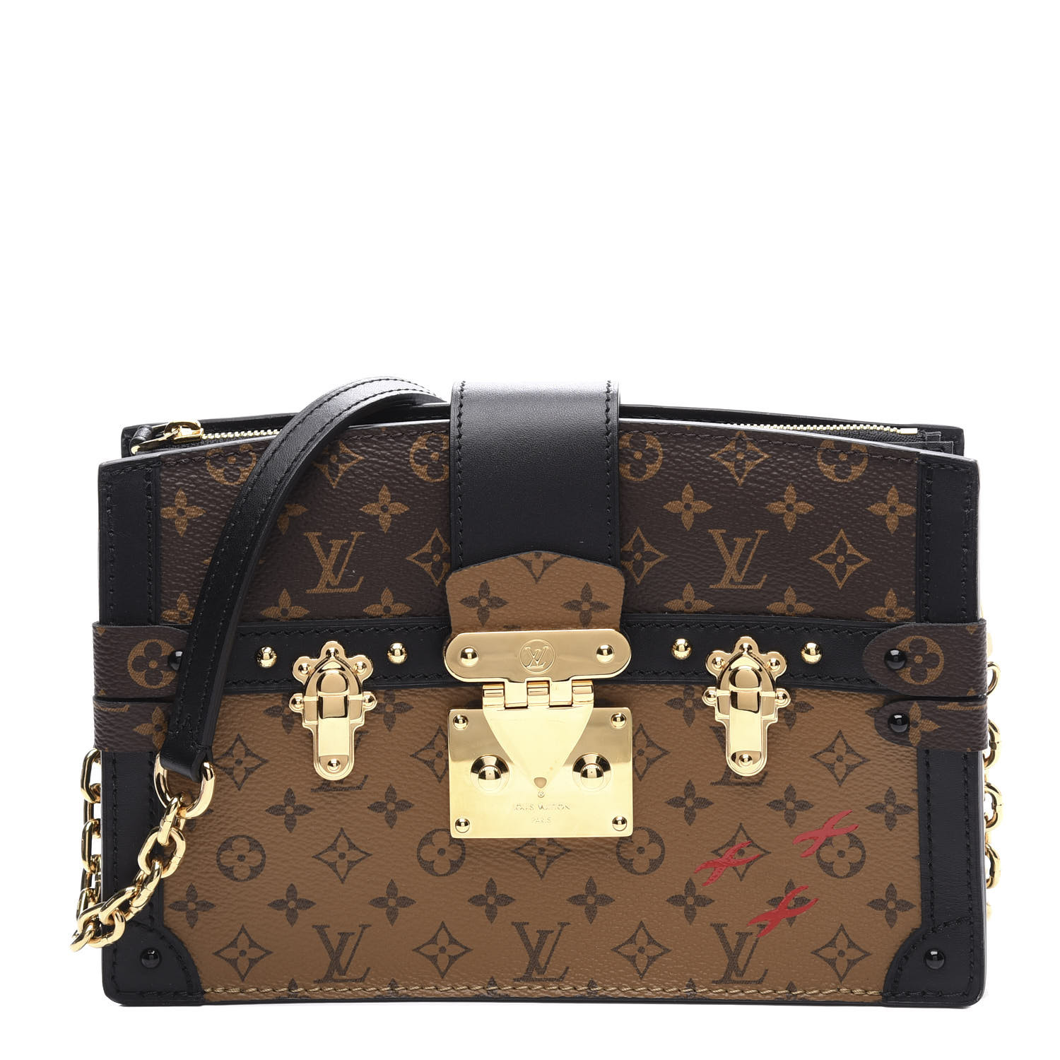 Louis Vuitton Reverse Monogram Trunk Clutch