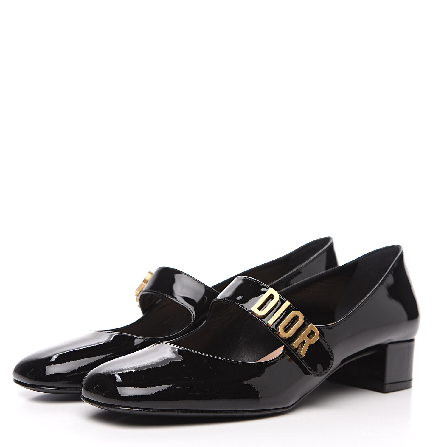 dior patent pumps