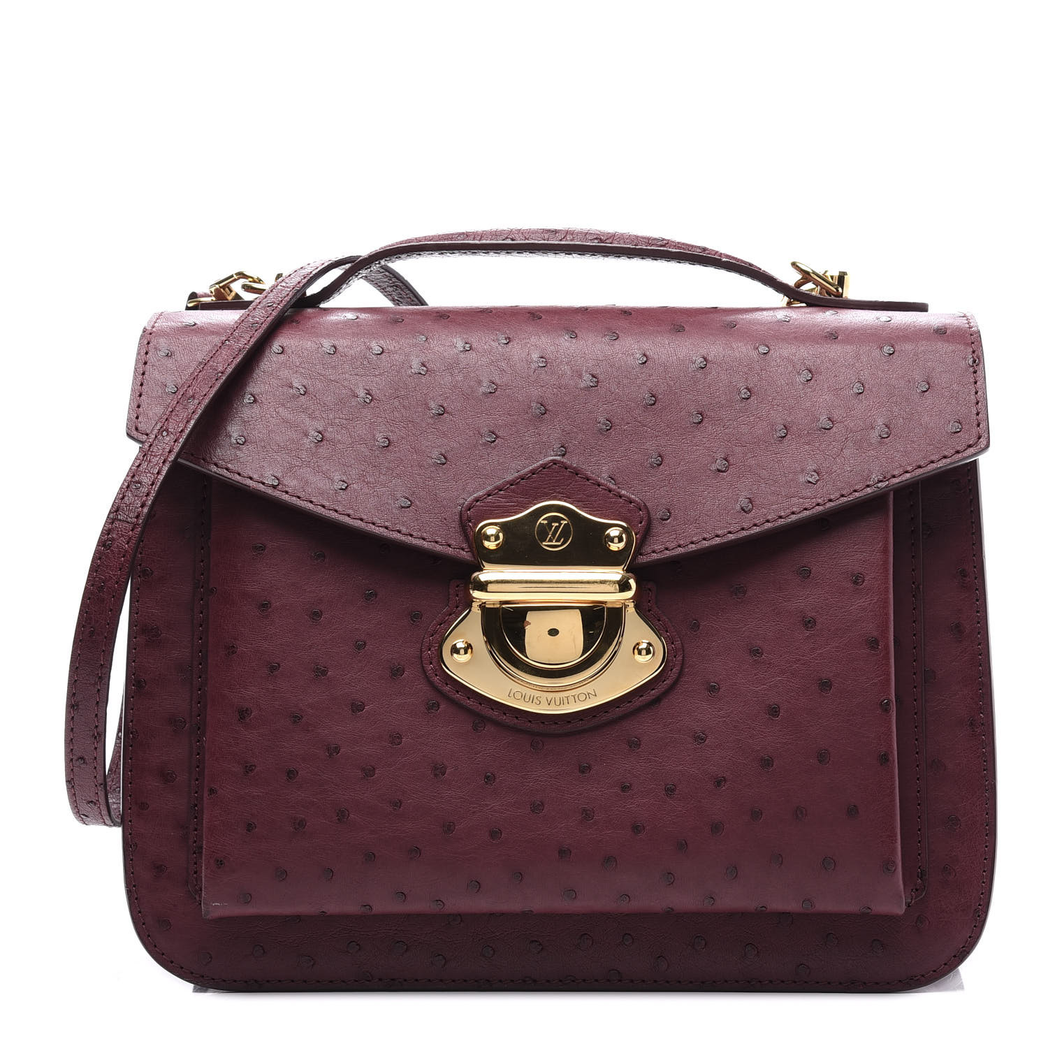 louis vuitton ostrich bag