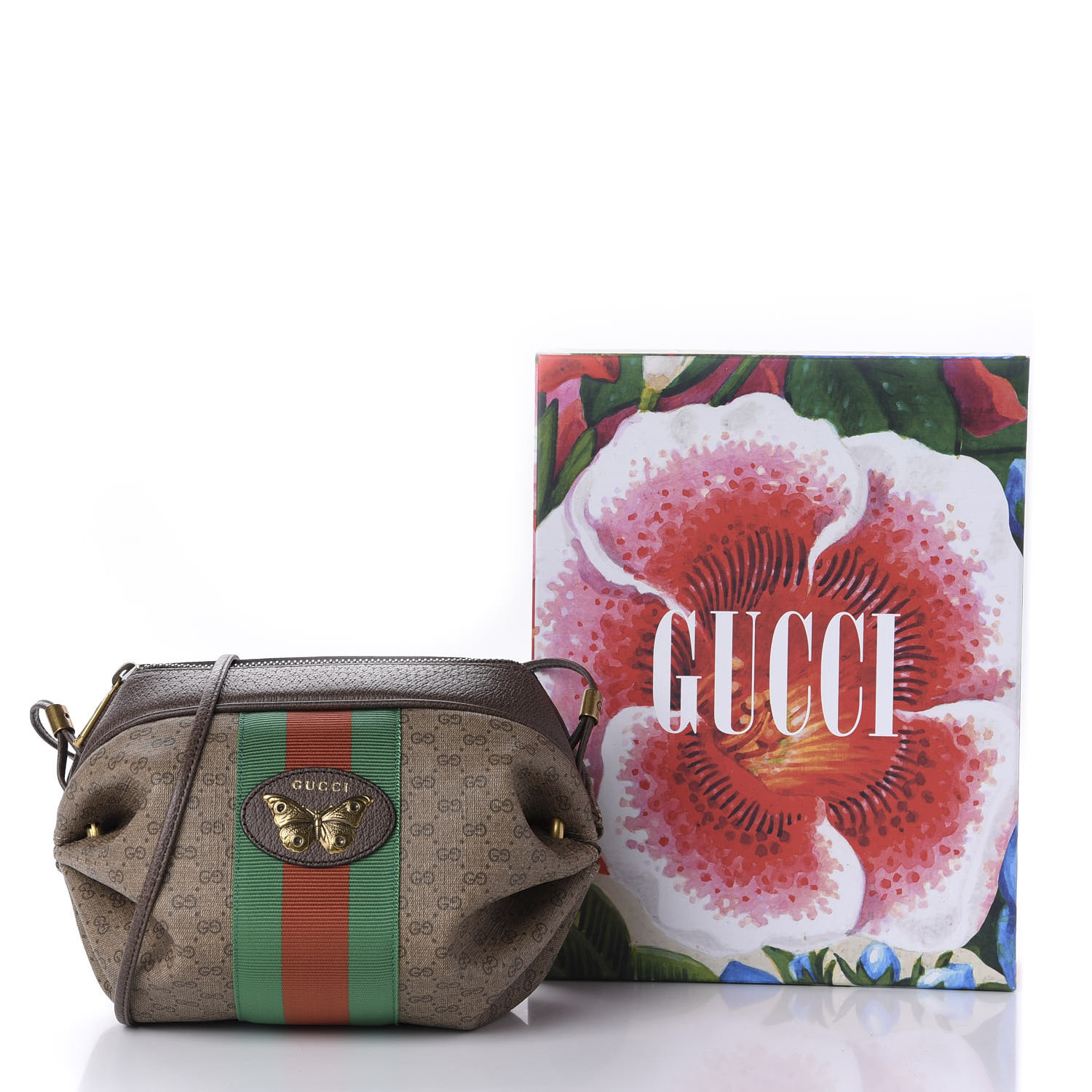 mini gg bag with web and butterfly