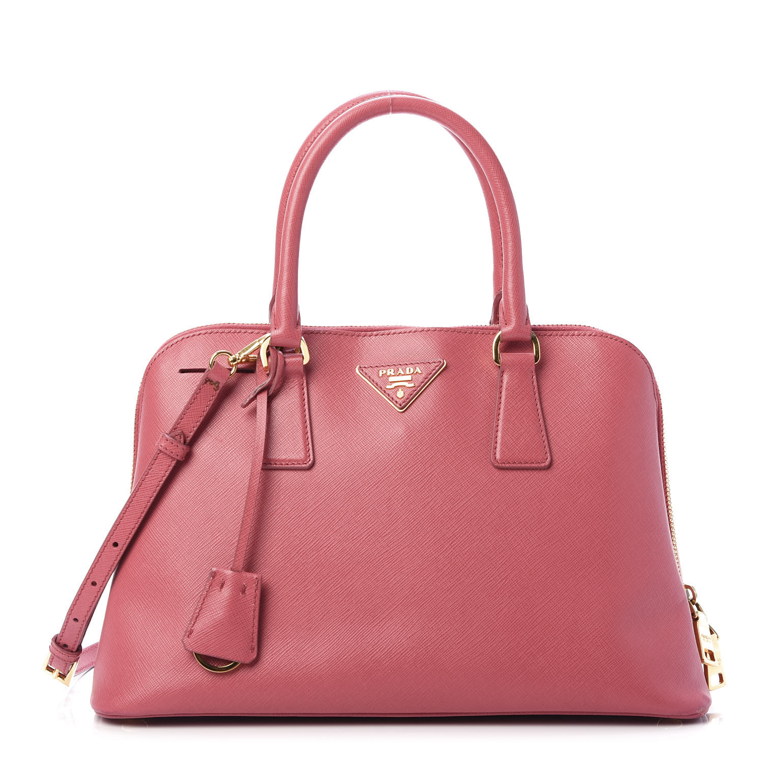 PRADA Saffiano Lux Medium Promenade Tote Tamaris 606140 | FASHIONPHILE