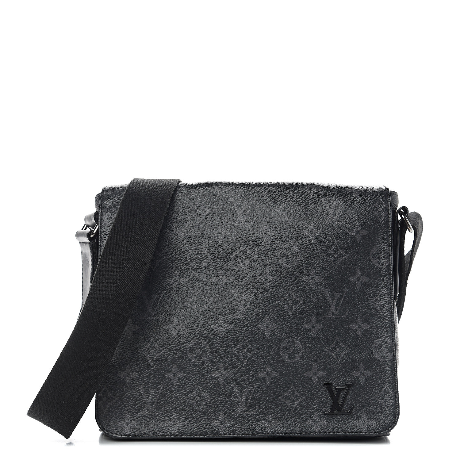 LOUIS VUITTON Monogram Eclipse District PM Black 568715