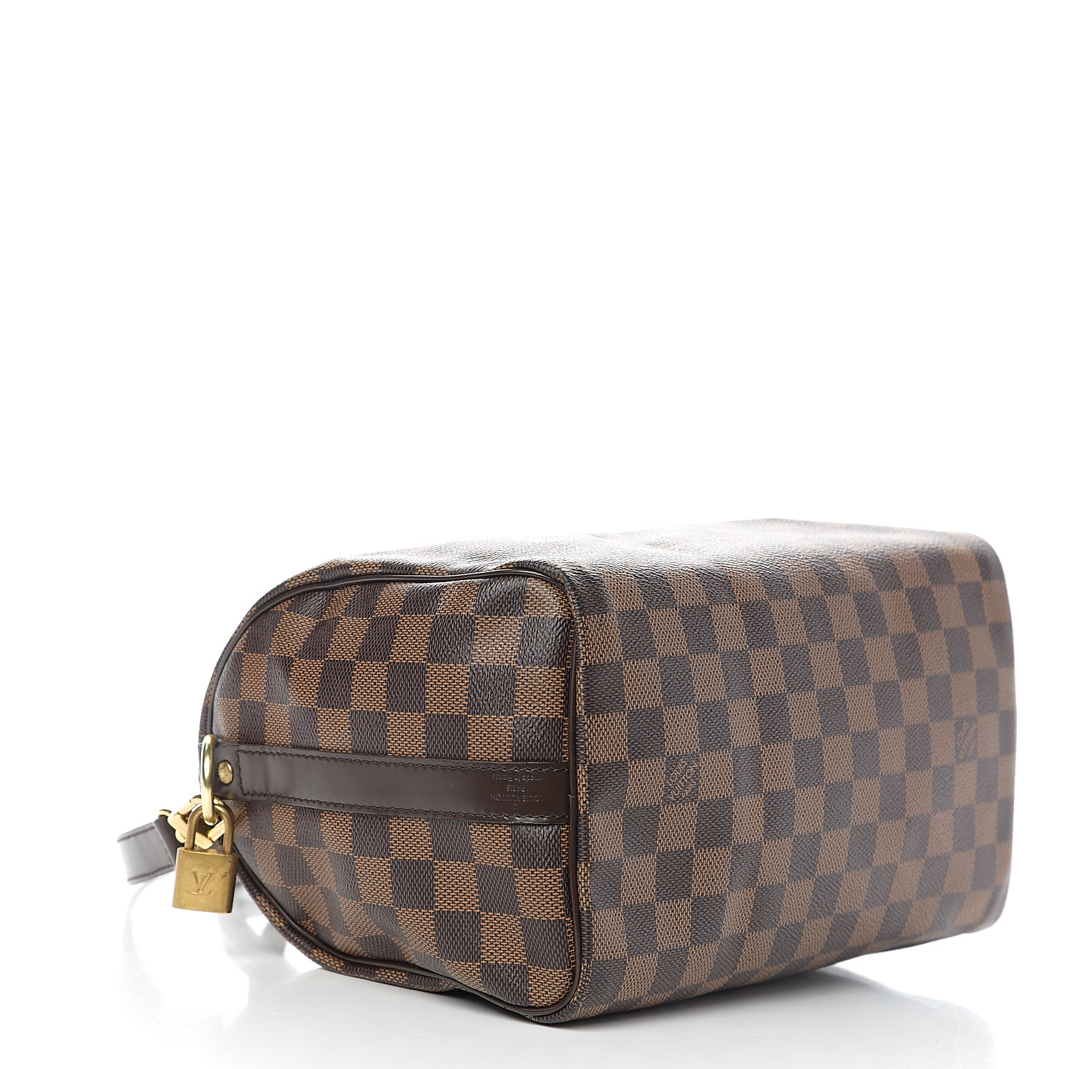 LOUIS VUITTON Damier Ebene Speedy Bandouliere 25 567696