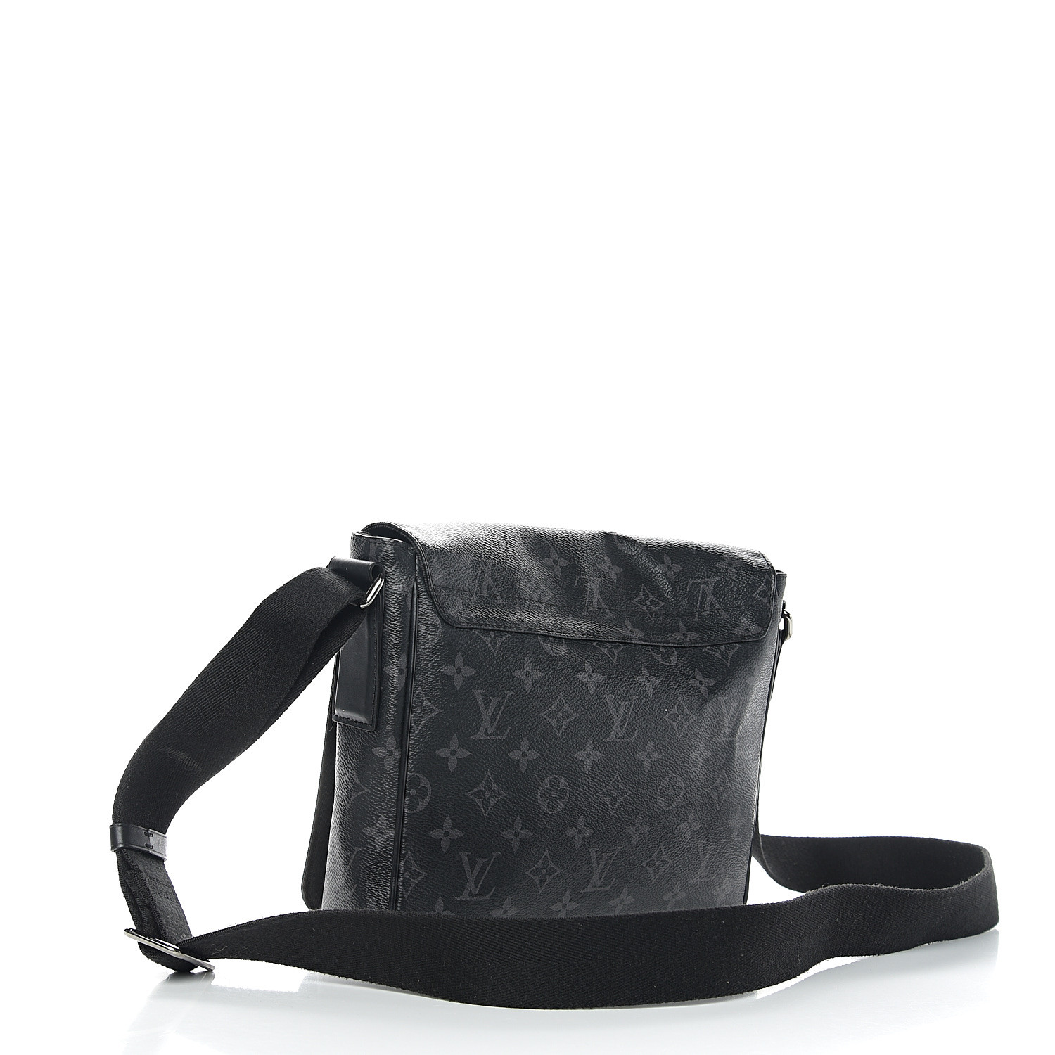 LOUIS VUITTON Monogram Eclipse District PM Black 568715