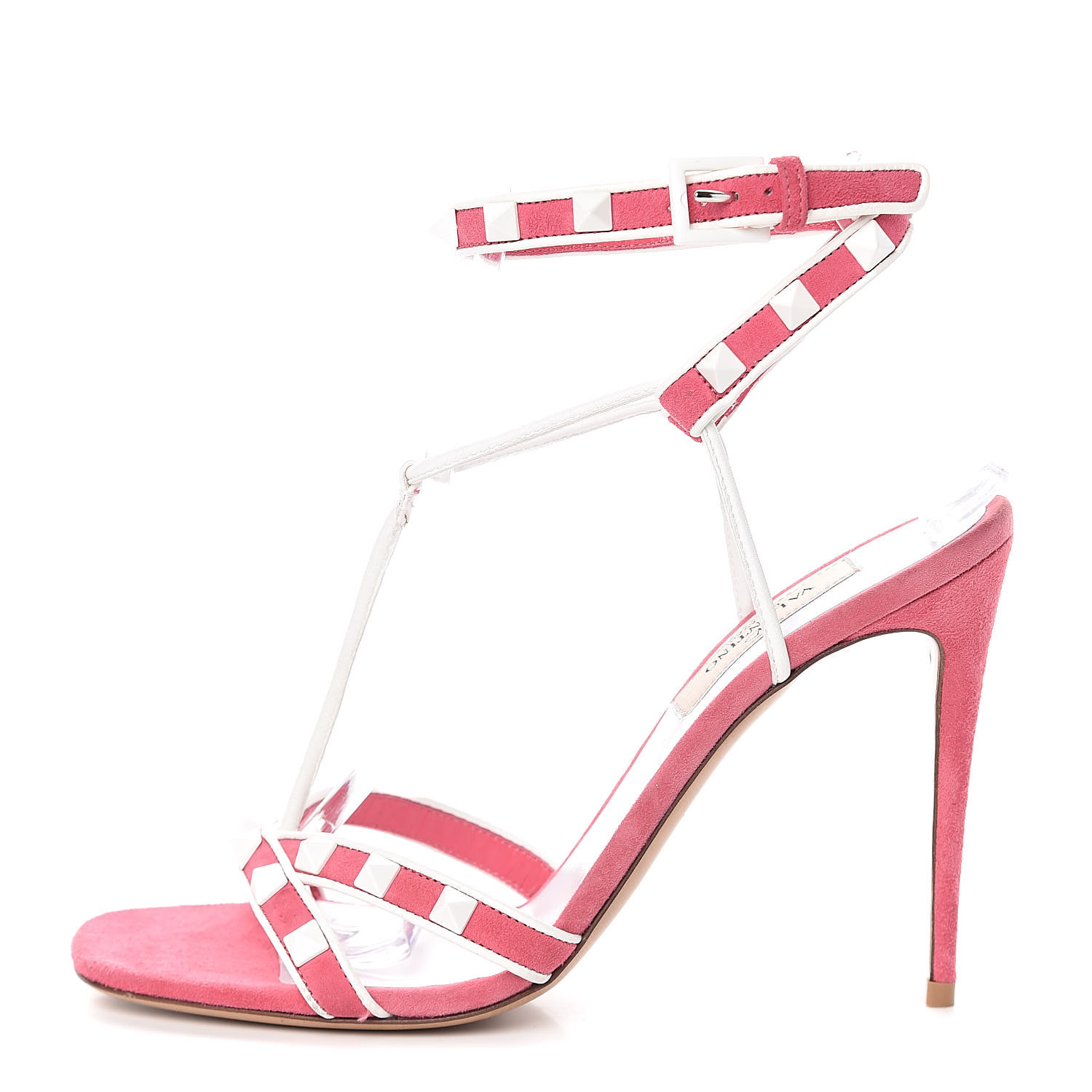 white valentino rockstud sandals