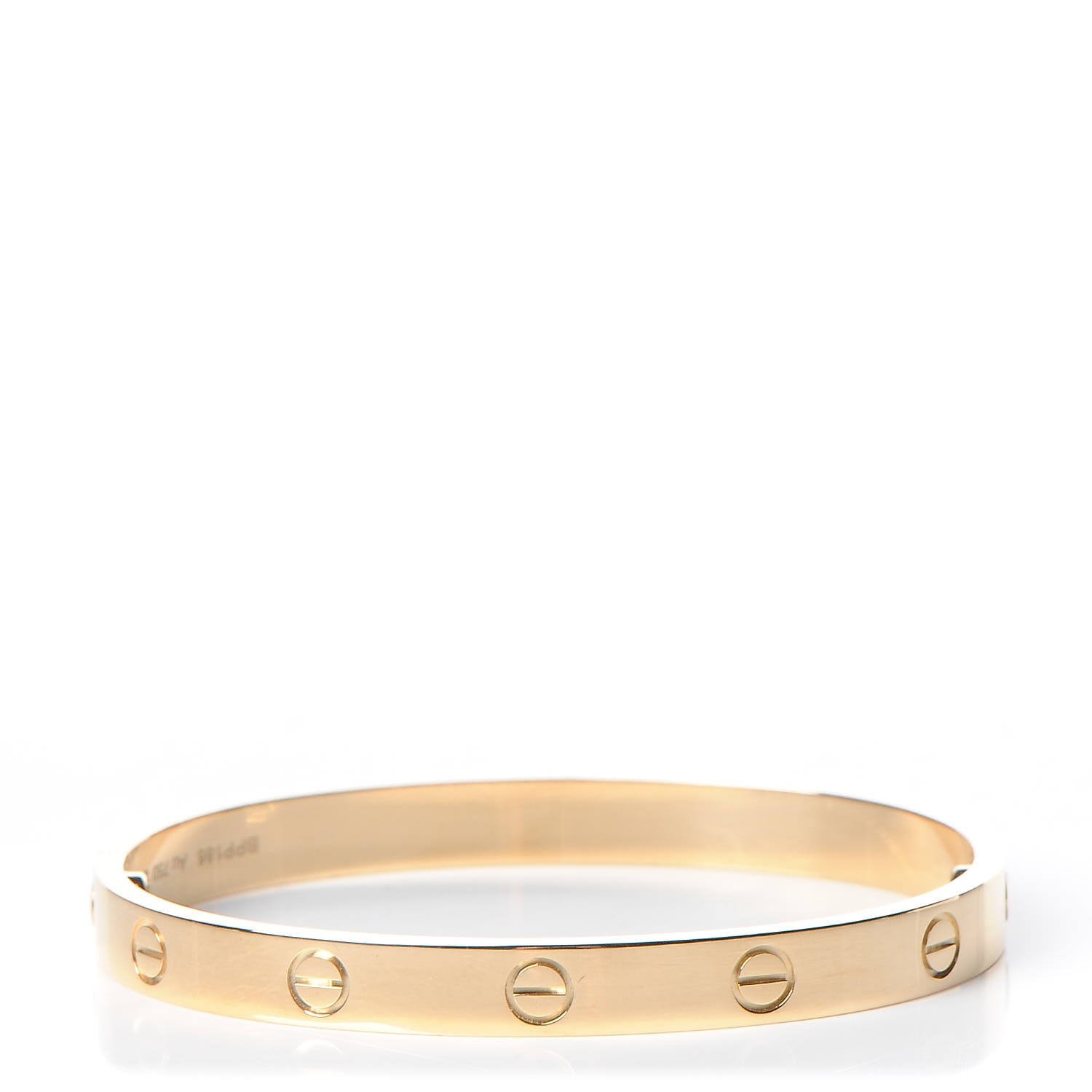 Cartier 18k Yellow Gold Love Bracelet 17 Fashionphile