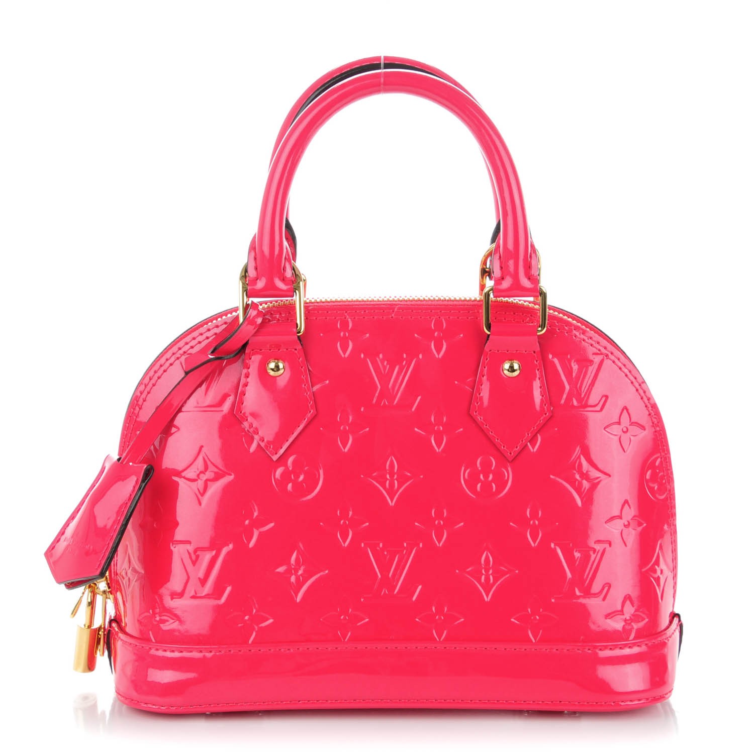 LOUIS VUITTON Vernis Alma BB Hot Pink 145785