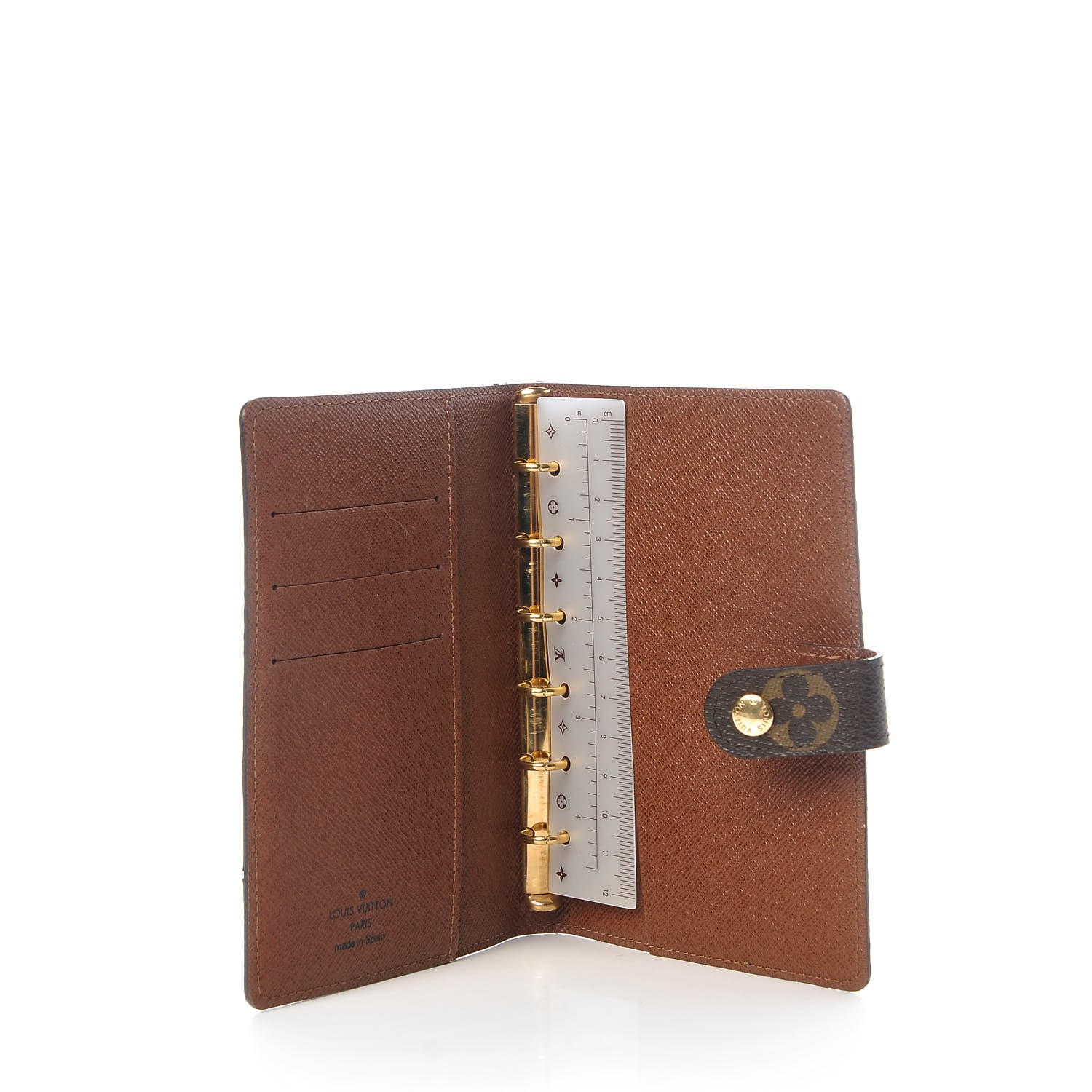 Louis Vuitton Compact Iris Wallet NM Mahina Leather Neutral 21186260