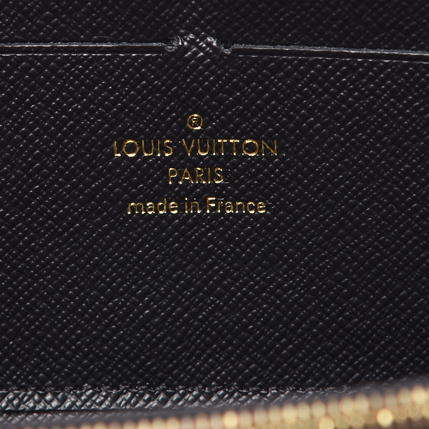 LOUIS VUITTON Monogram Zippy Retiro Wallet Black 284619 | FASHIONPHILE