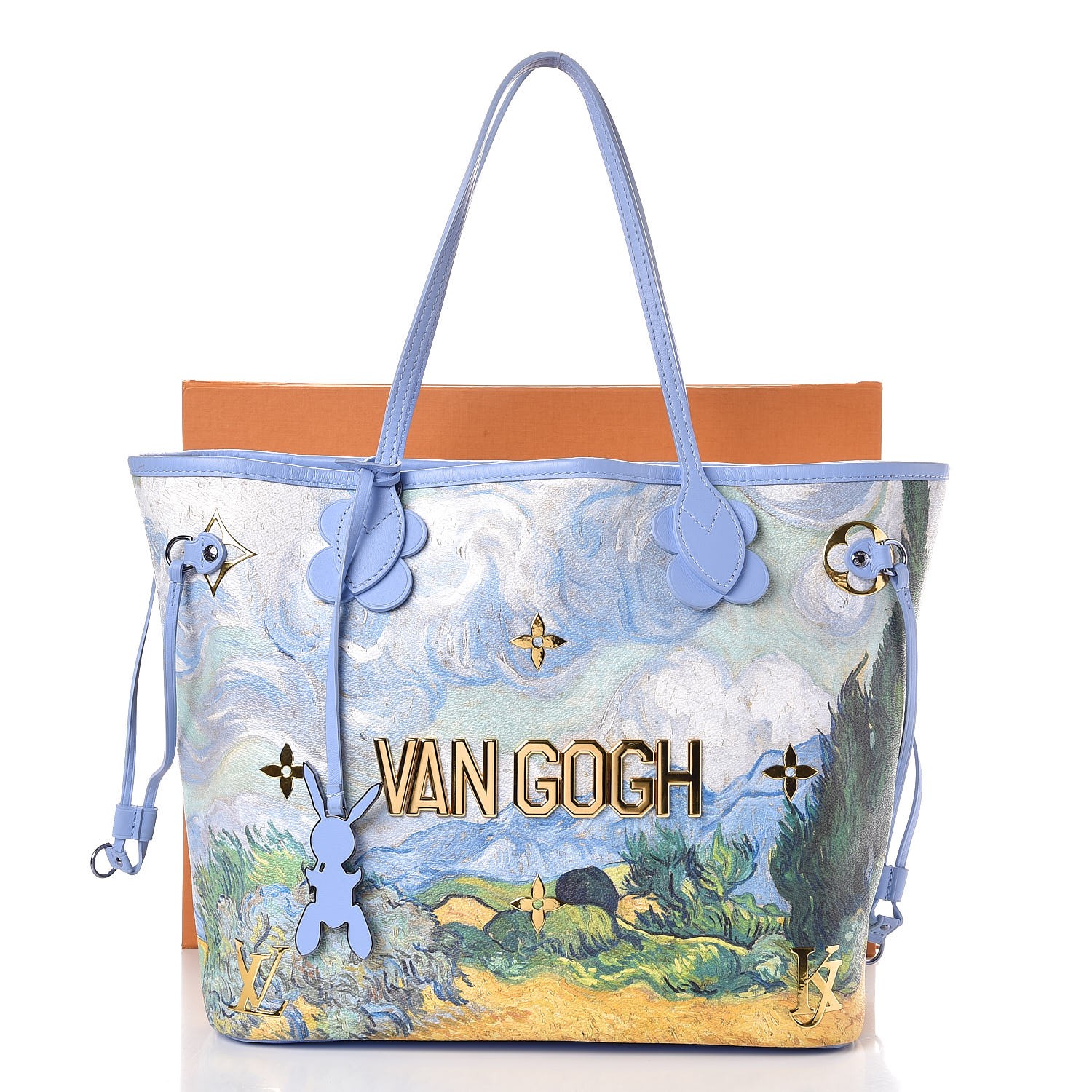 LOUIS VUITTON Masters Jeff Koons Van Gogh Neverfull MM 291448