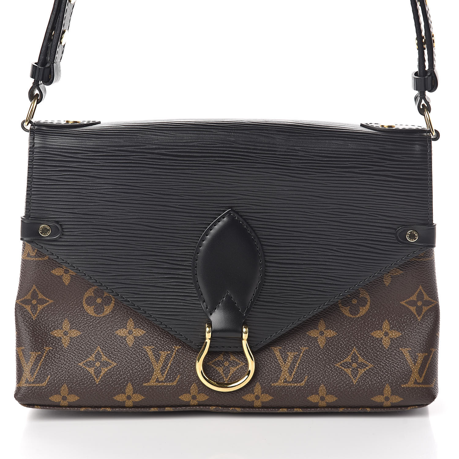 LOUIS VUITTON Monogram Epi Saint Michel Black 526630