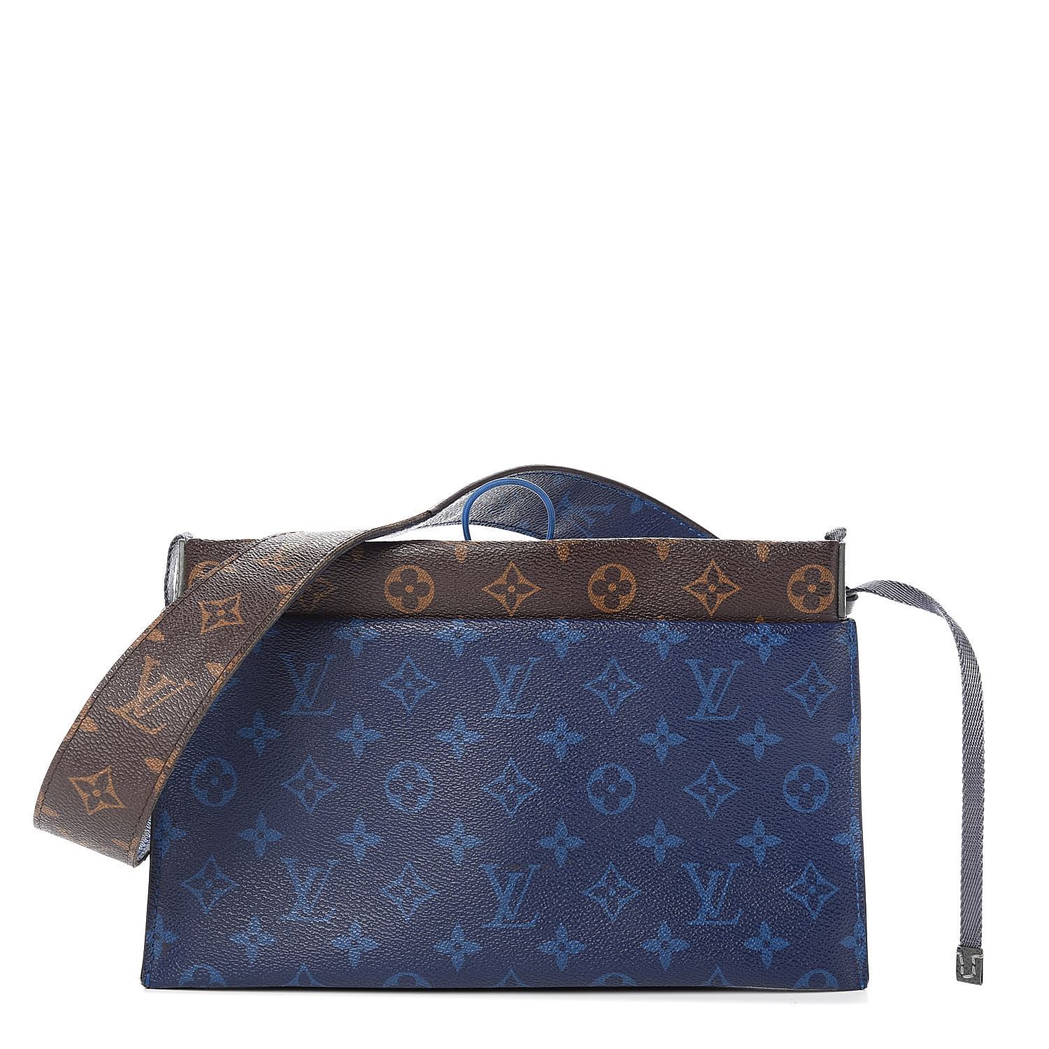 LOUIS VUITTON Monogram Small Outdoor Pouch Pacific Blue 526637