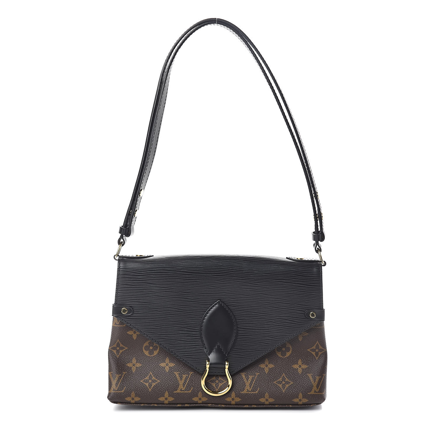 LOUIS VUITTON Monogram Epi Saint Michel Black 526630