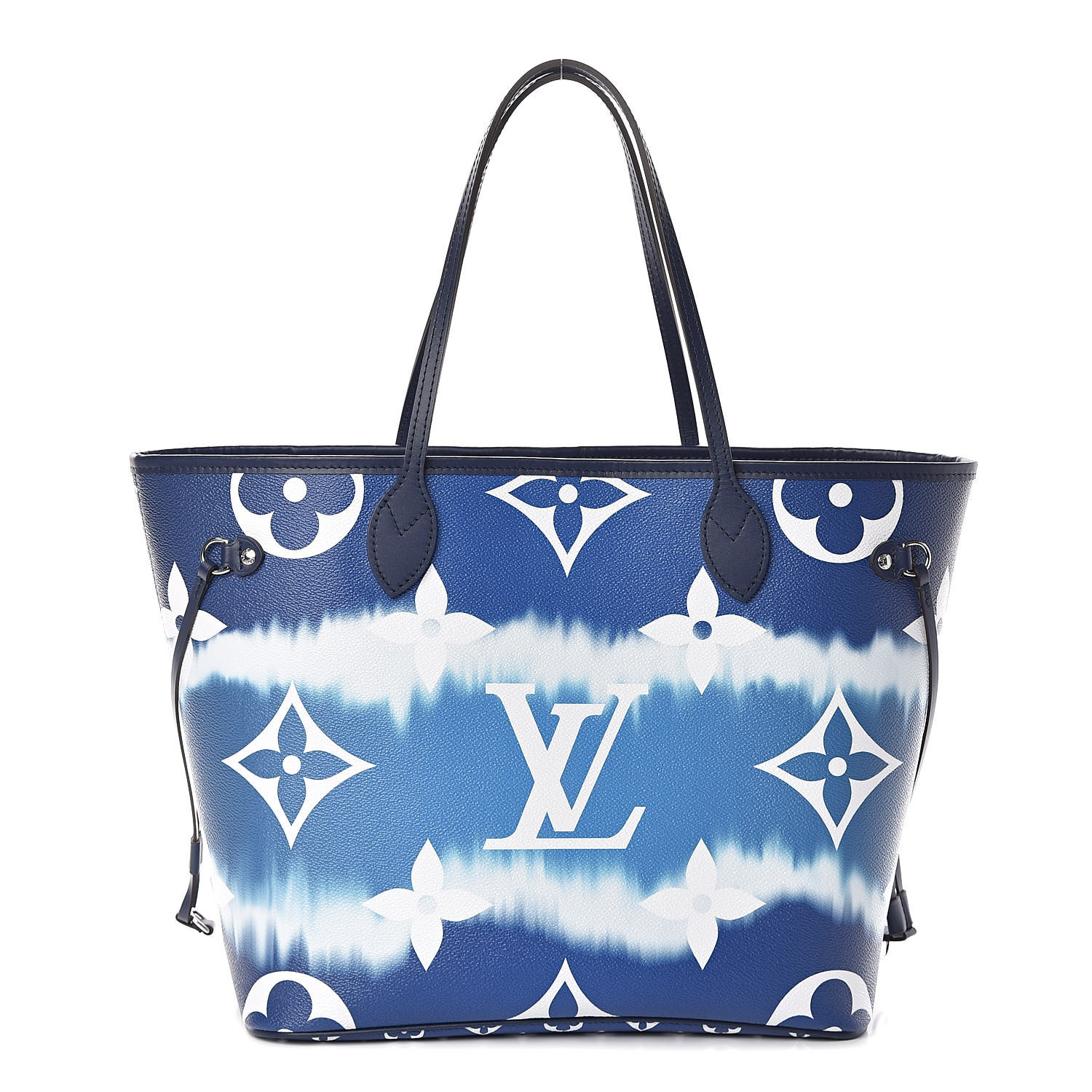 LOUIS VUITTON Monogram Escale Neverfull MM Blue 527097