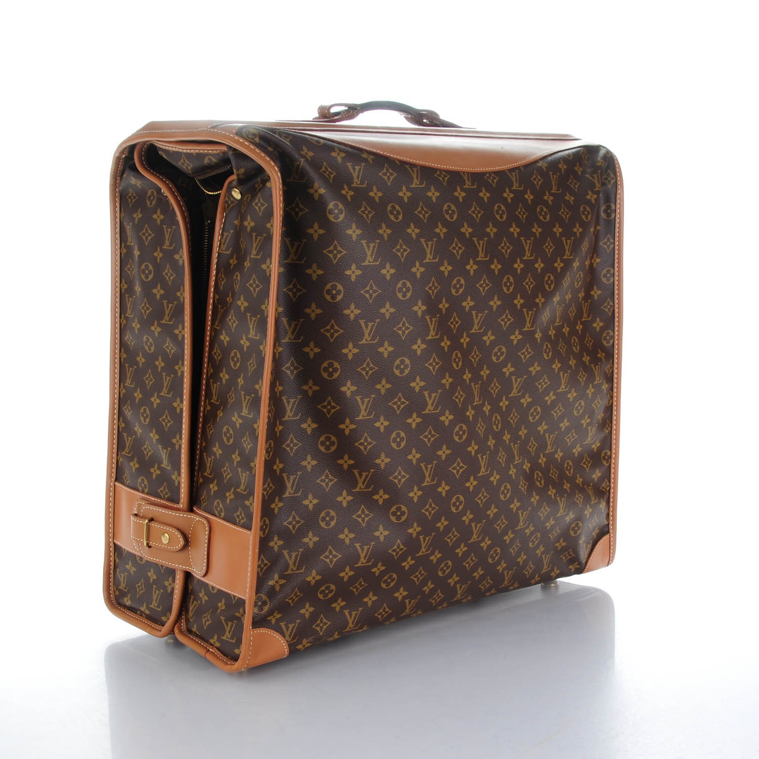 LOUIS VUITTON French Company Monogram Garment Bag 6 Hangers 147048