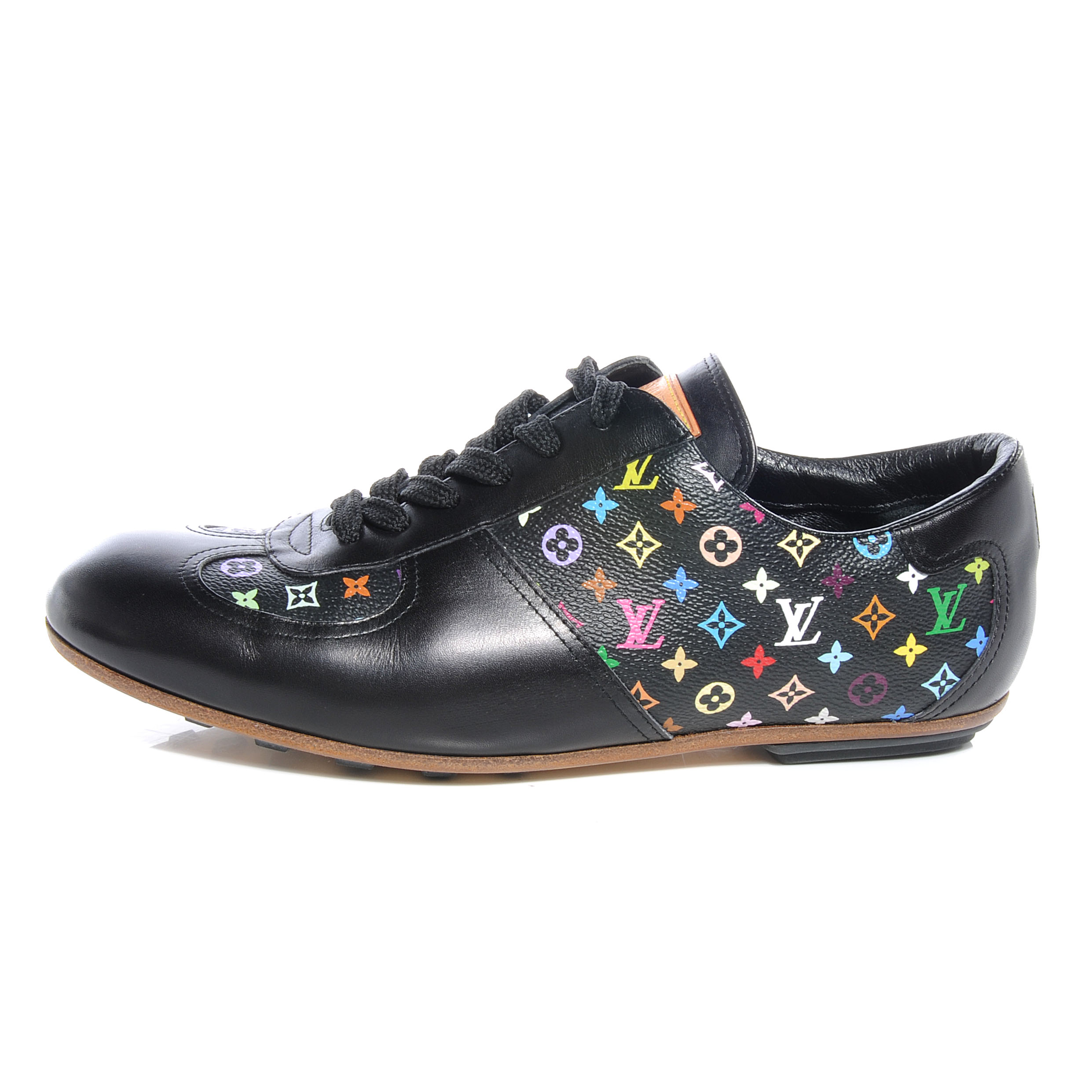 LOUIS VUITTON Multicolor Energie Sneakers 38.5 Black 56761