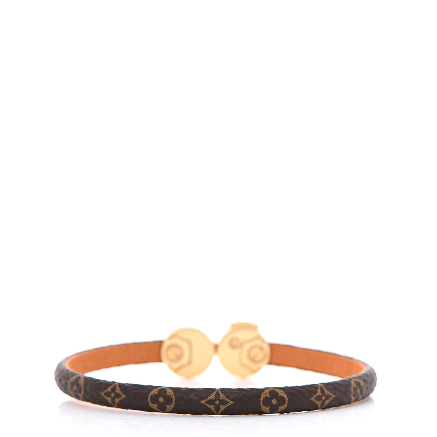 LOUIS VUITTON Historic Mini Monogram Bracelet — Size 17, M6407F —