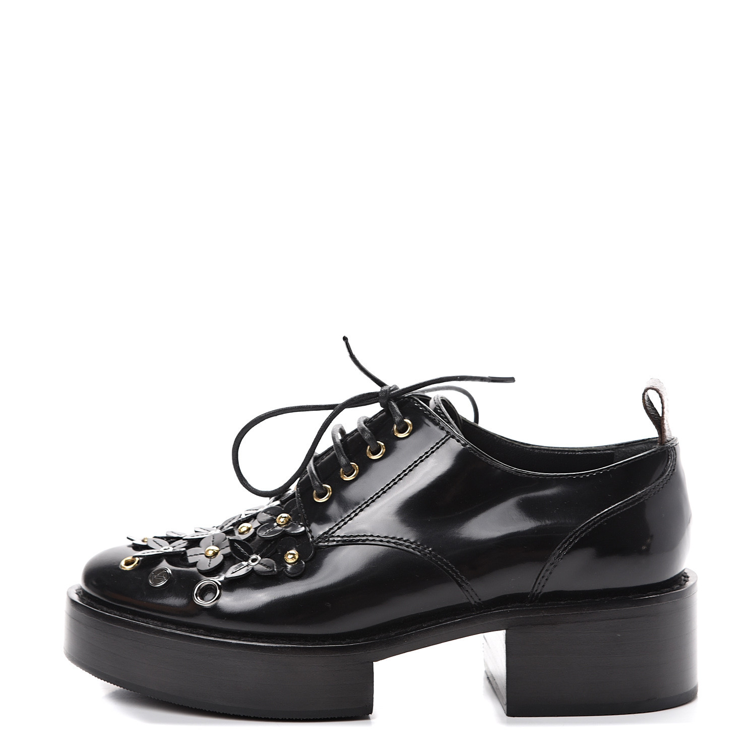 flat platform shoes black