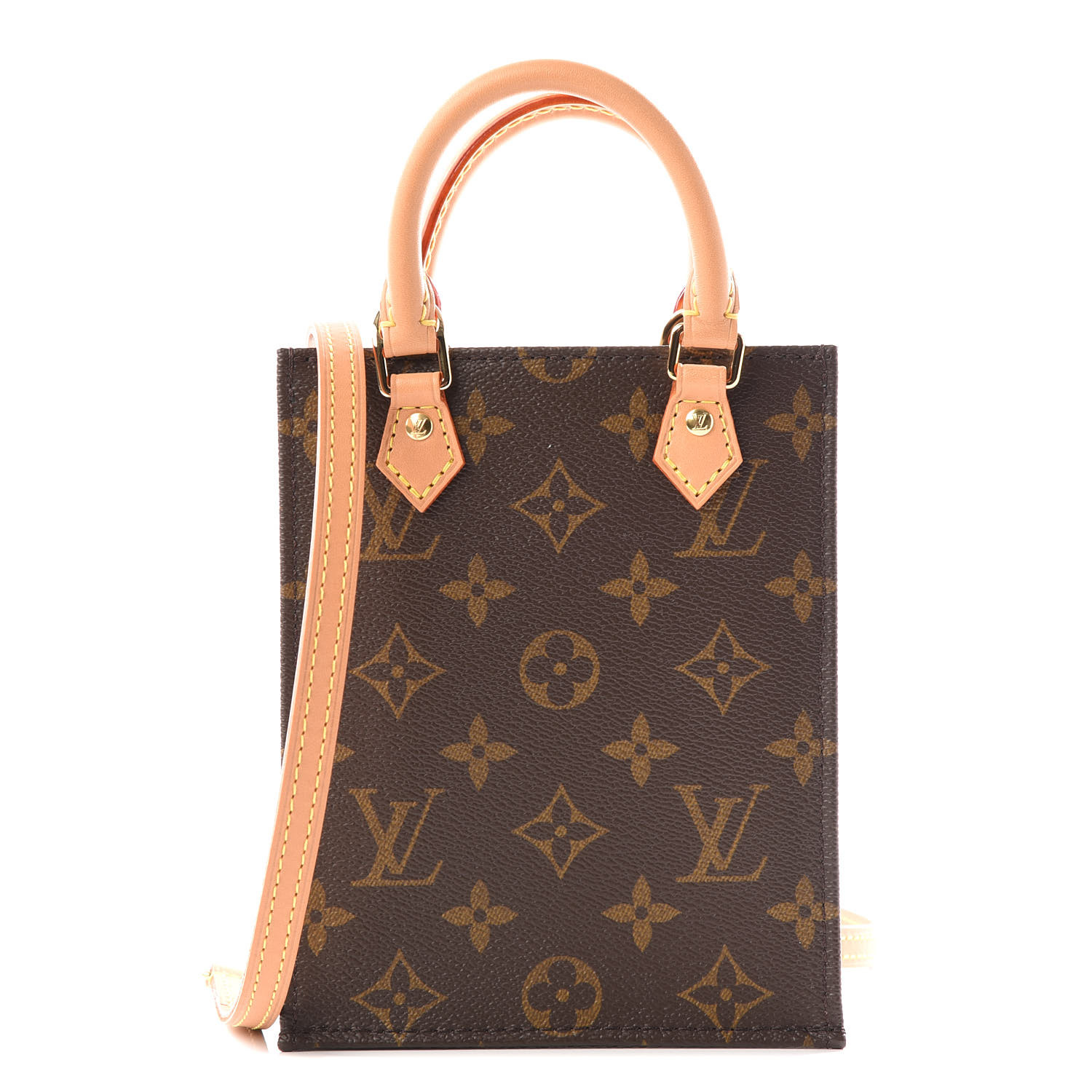 LOUIS VUITTON Monogram Petit Sac Plat 563046