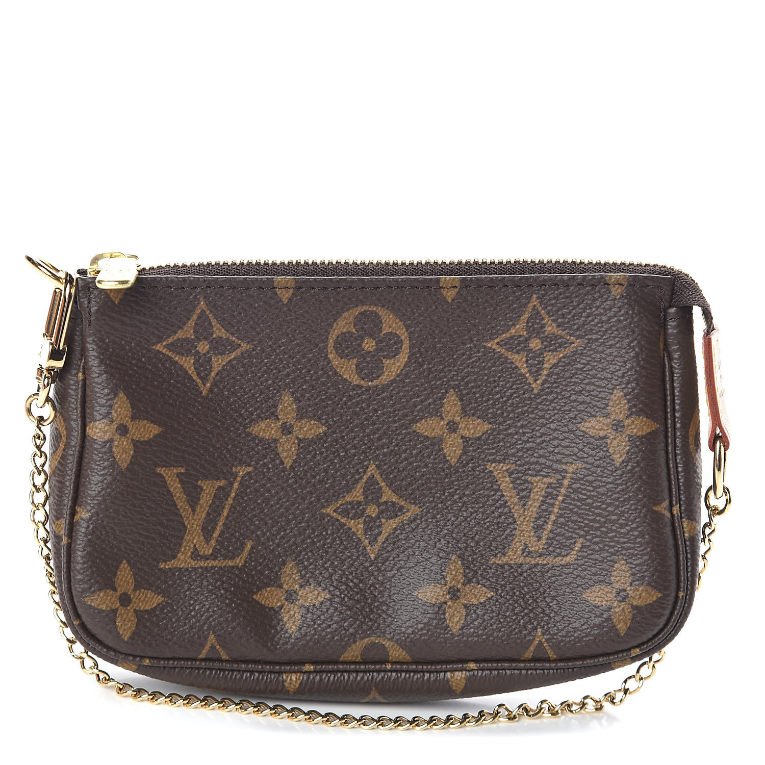 louis vuitton mini pochette accessoires bicolore black beige monogram empreinte