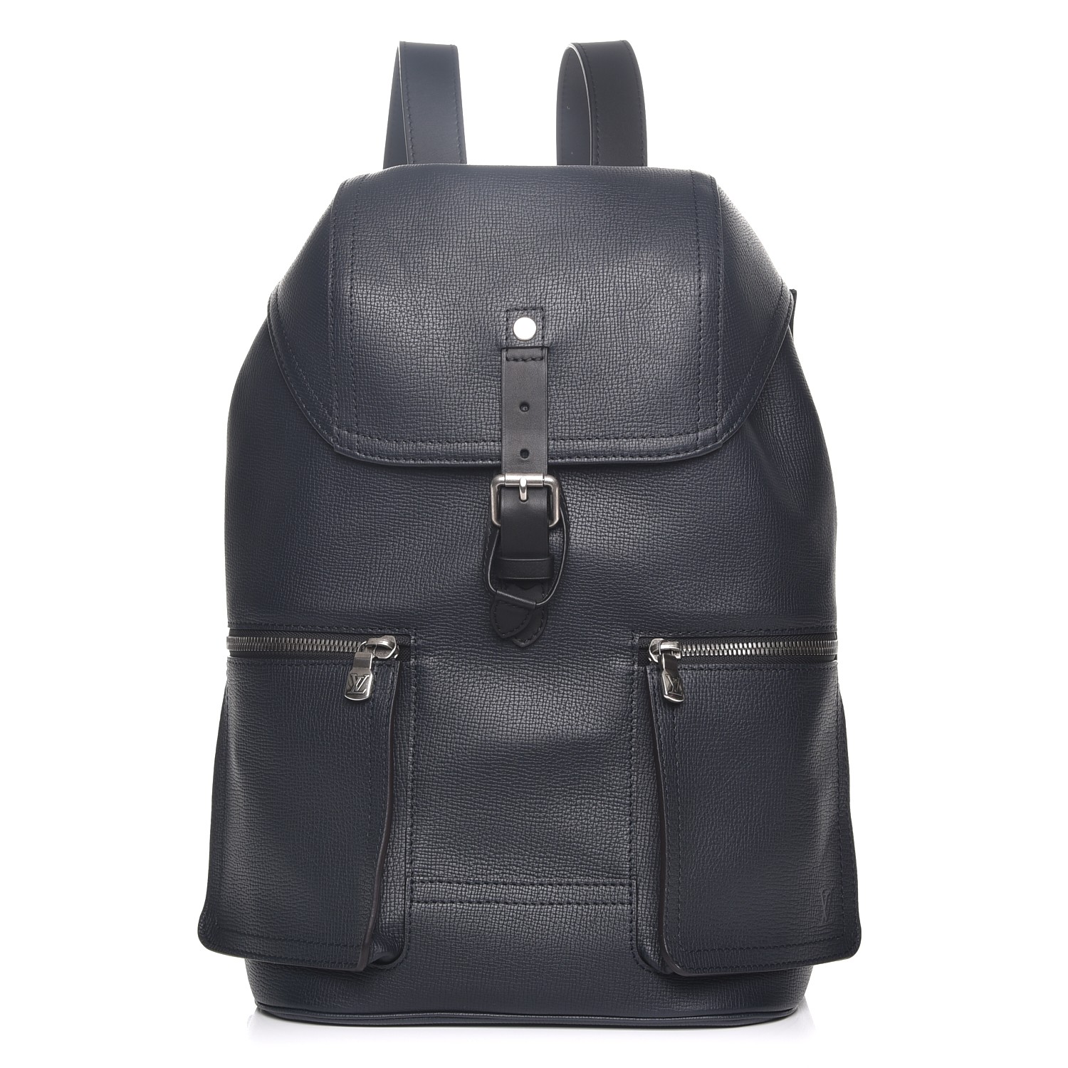 LOUIS VUITTON Utah Calfskin Canyon Backpack Bleu Marine 231565