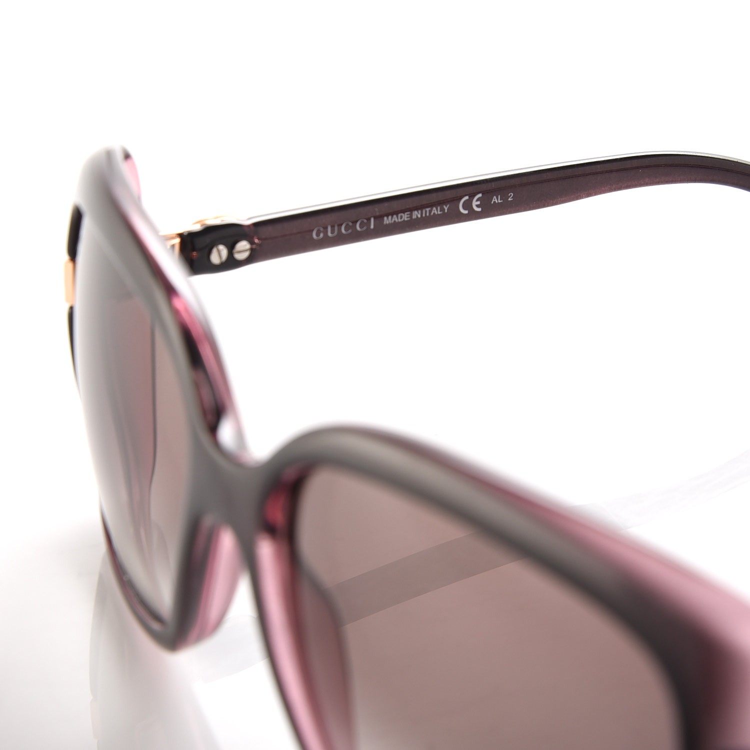gucci glasses purple