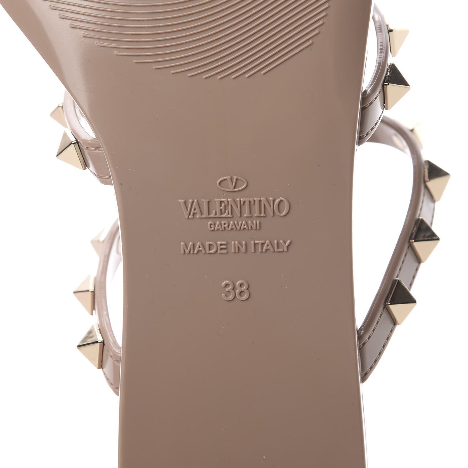 valentino jelly sandals poudre