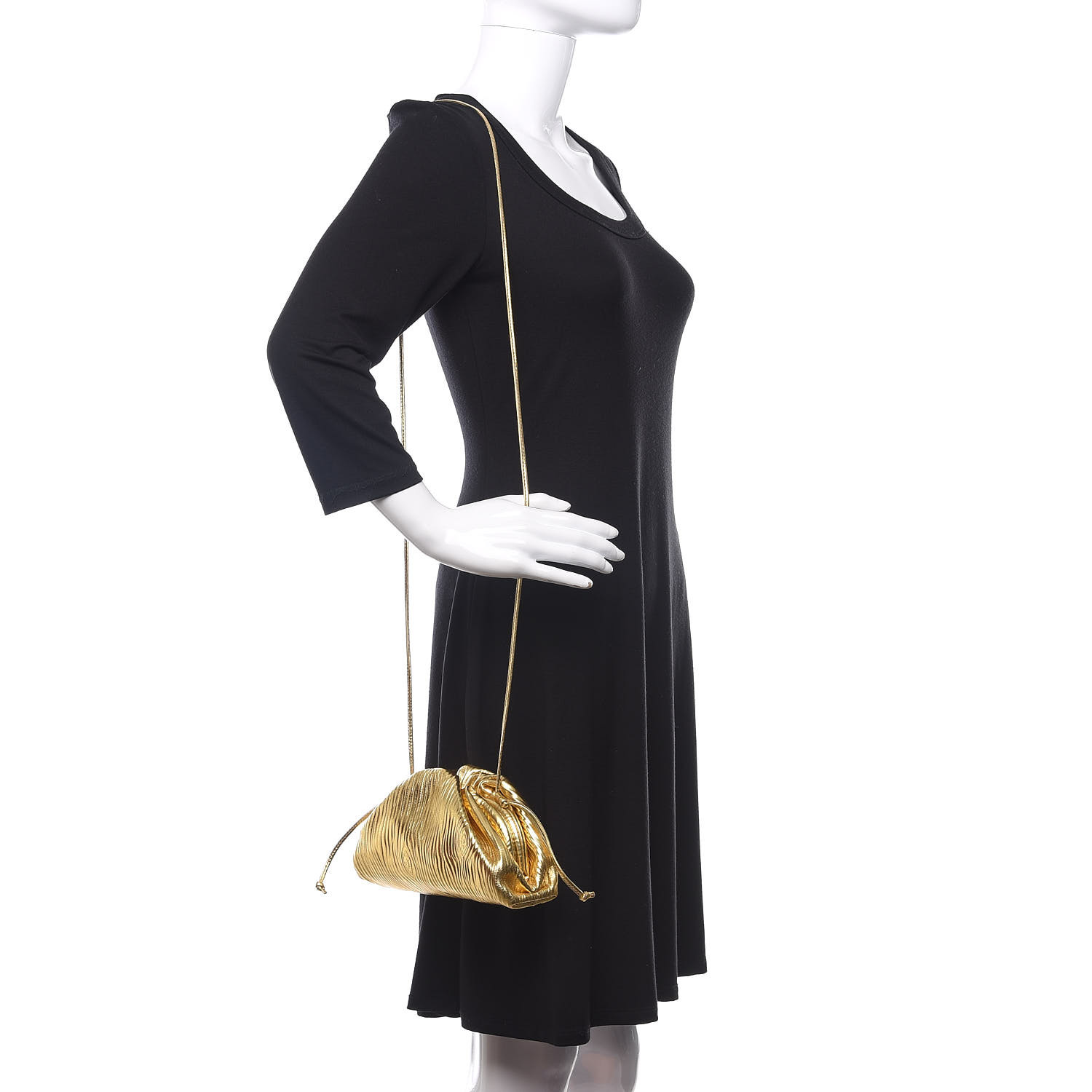 bottega pouch gold