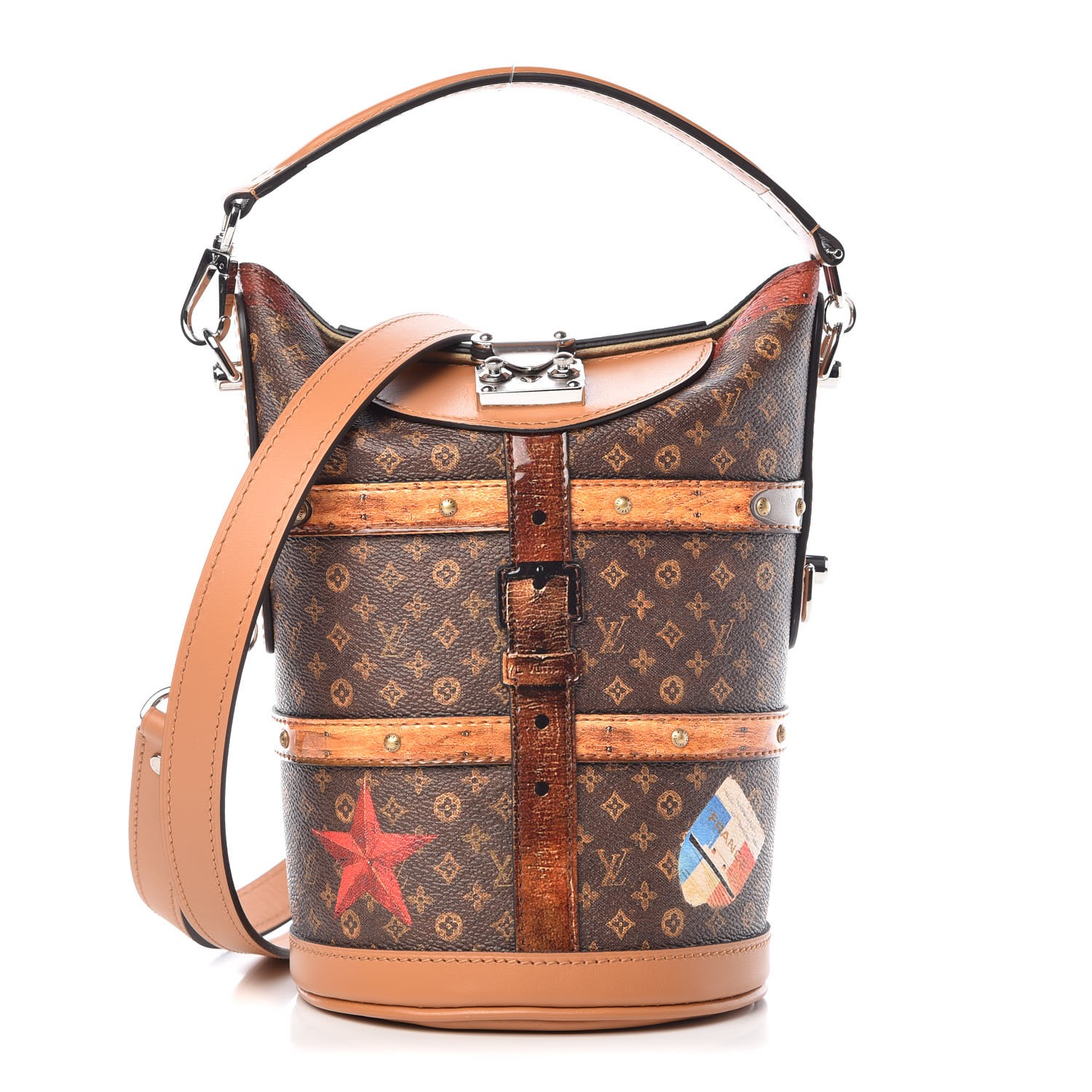 LOUIS VUITTON Transformed Monogram Time Trunk Duffle Bag ...