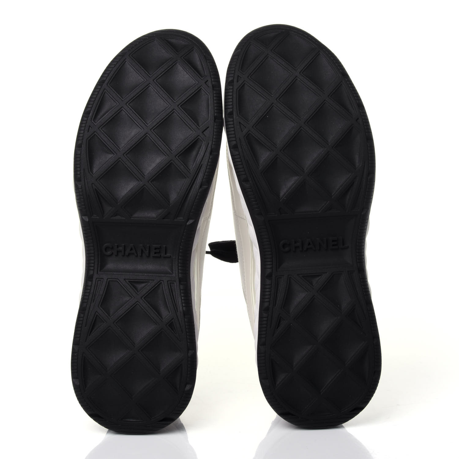 chanel cc velvet calfskin mixed fibers black gold chunky sneaker