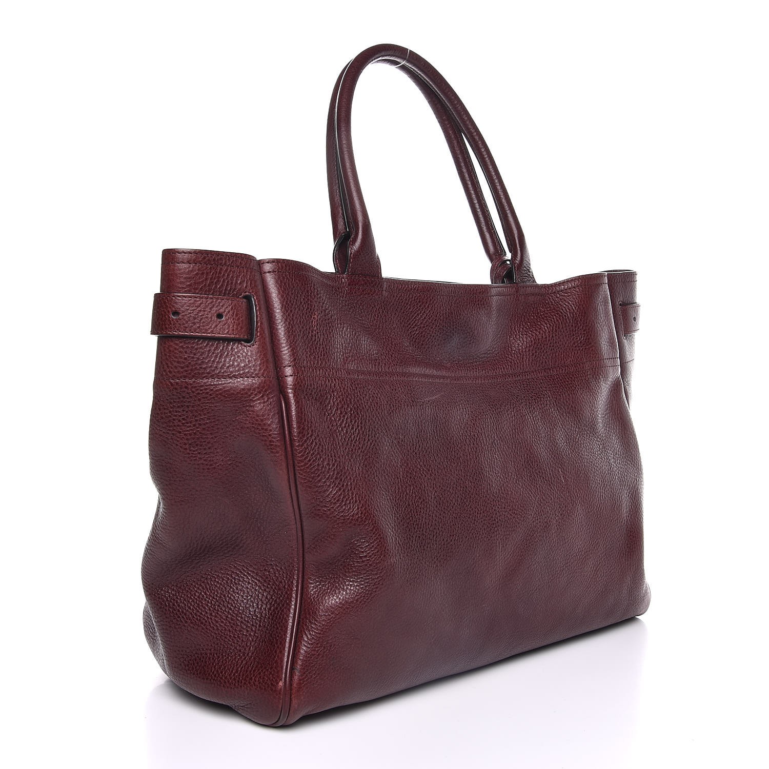 MULBERRY Natural Leather Bayswater Tote Oxblood 333824
