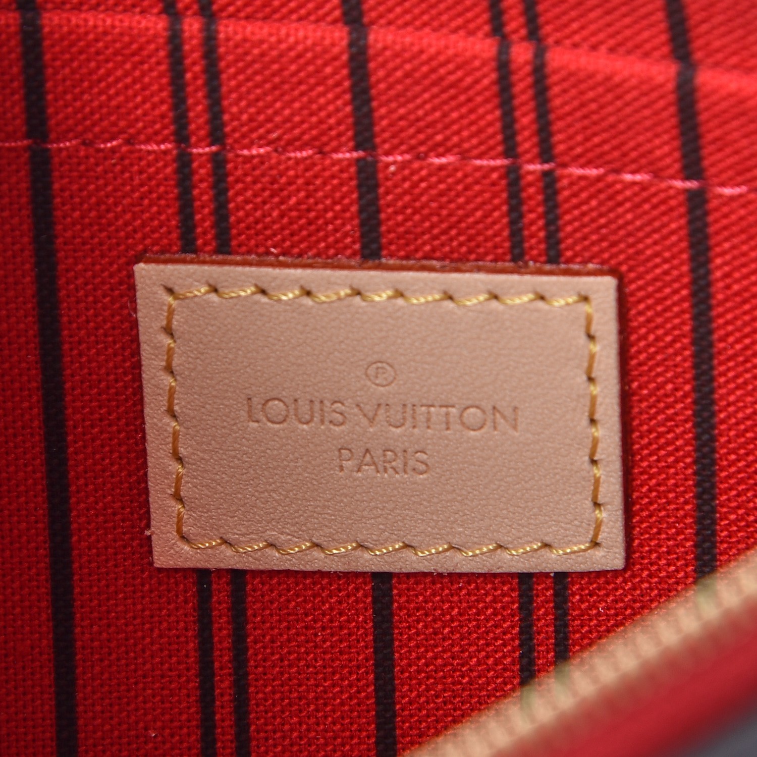 Louis Vuitton Neverfull Monogram MM Cerise Lining - US
