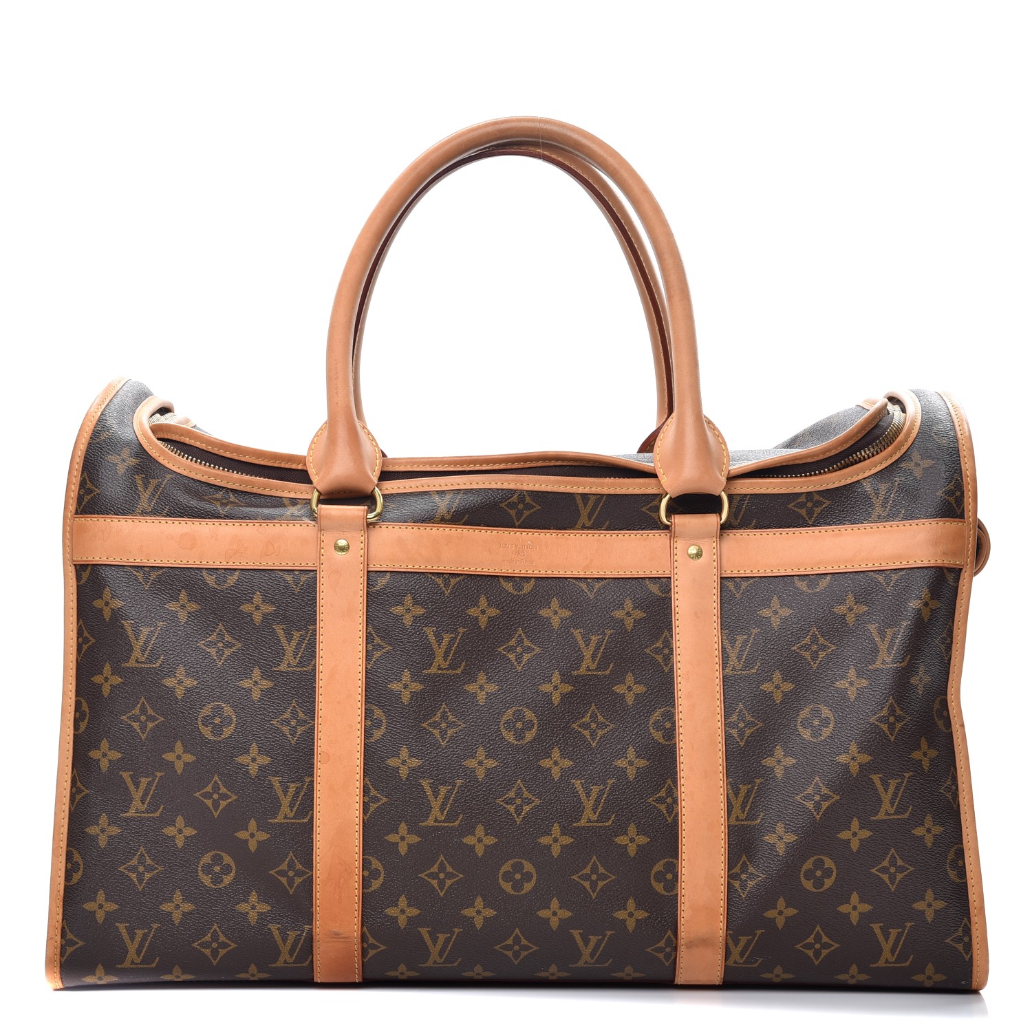 Louis Vuitton French Company Sac Chien Monogram Dog Carrier Travel