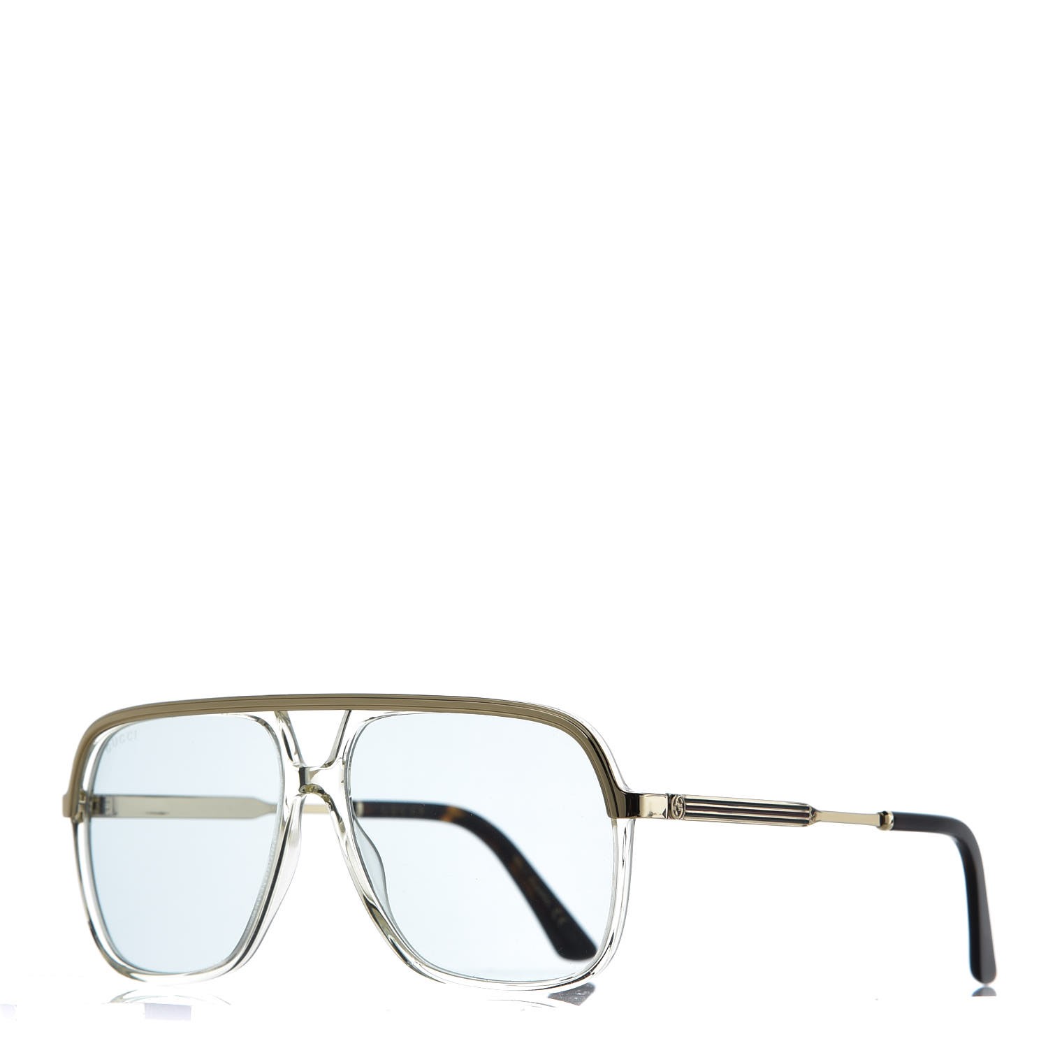 gucci clear aviators