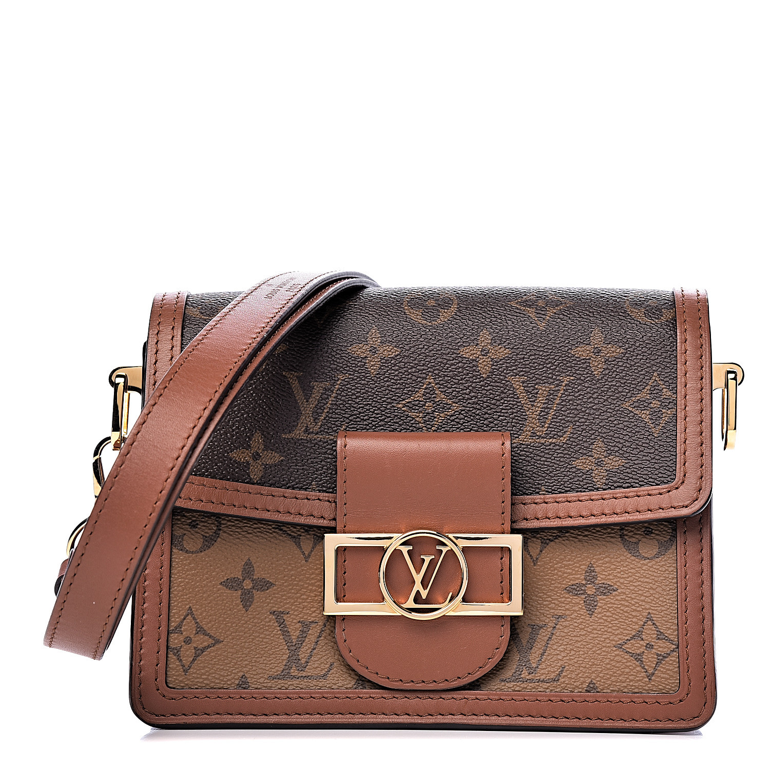 Louis Vuitton Green Quilted Monogram Denim Mini Dauphine Bag