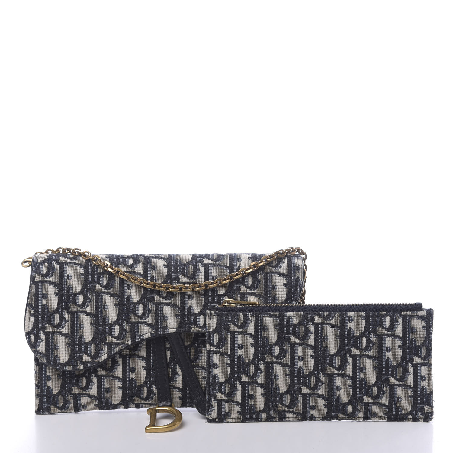 dior long wallet on chain