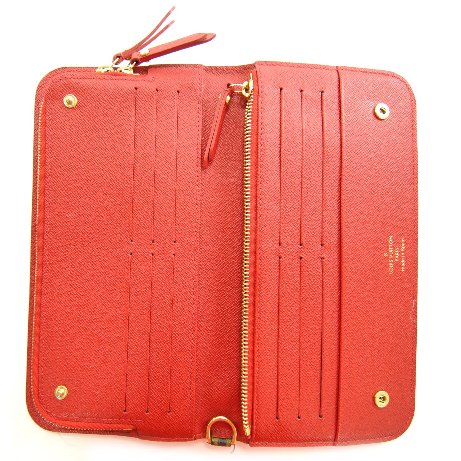 LOUIS VUITTON Monogram Insolite Wallet Red 25050