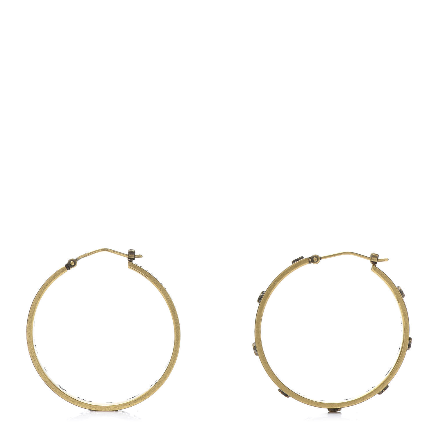 christian dior hoop earrings