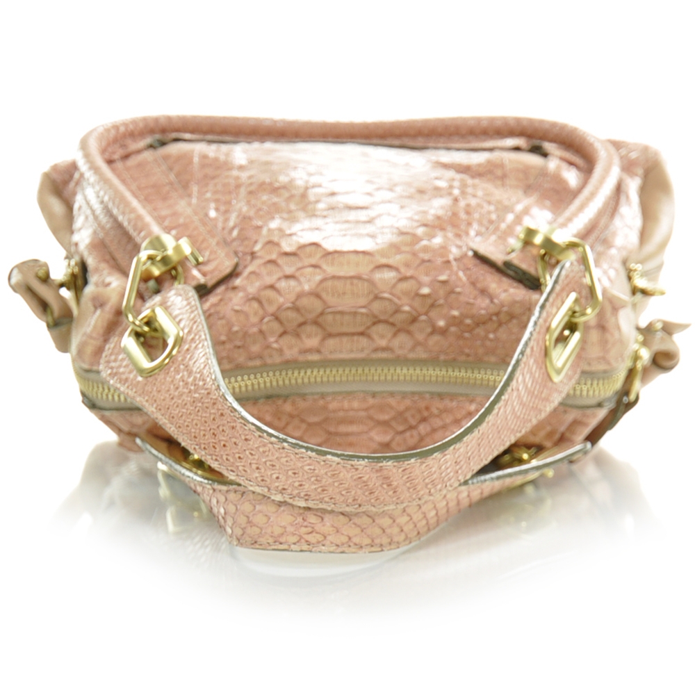 chloe python flats