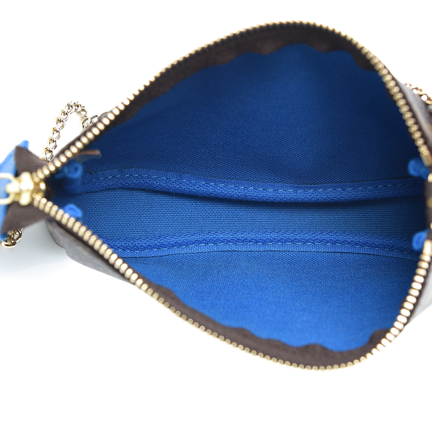 LOUIS VUITTON Monogram Vivienne Xmas Venice Mini Pochette Accessories Bleu 446946