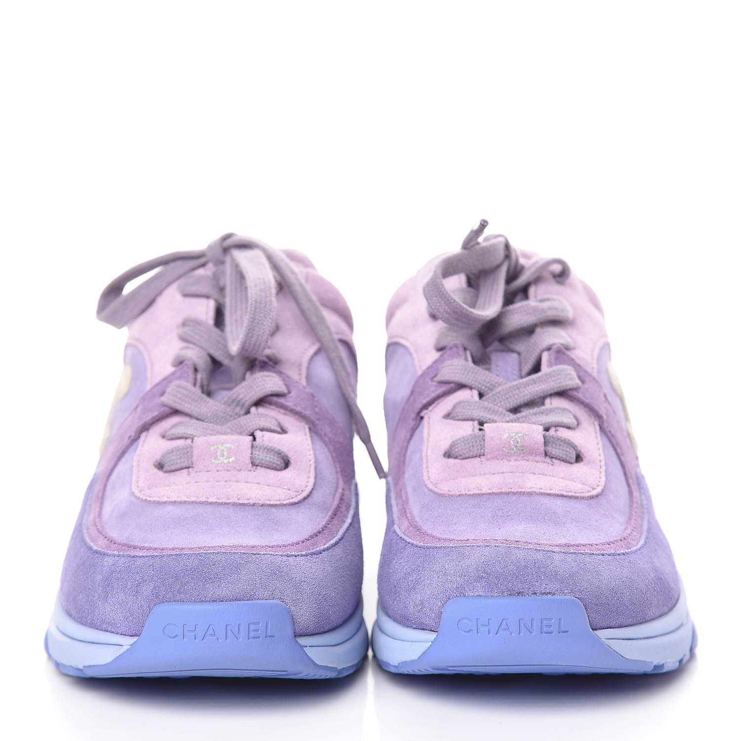 chanel purple sneakers