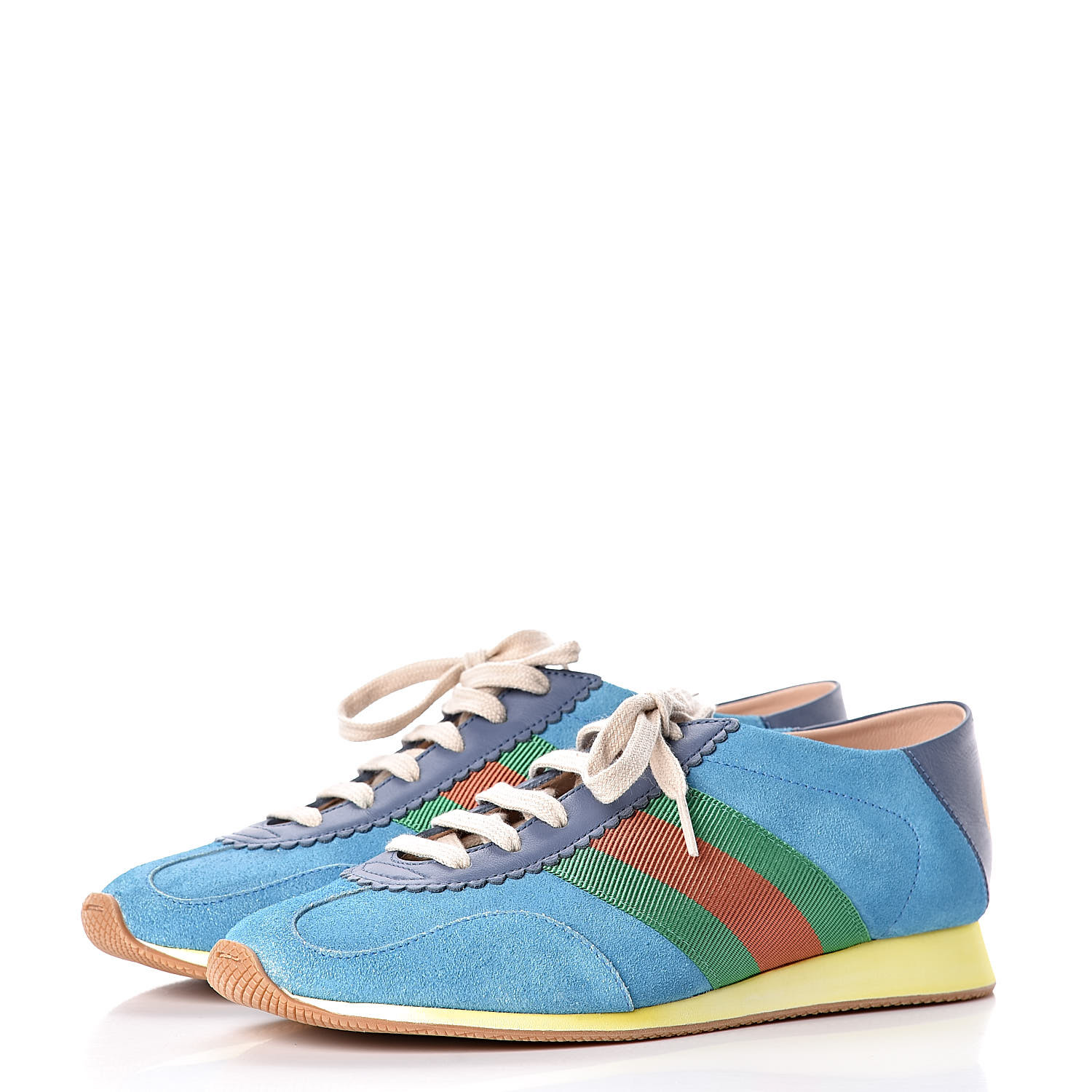 blue suede gucci sneakers
