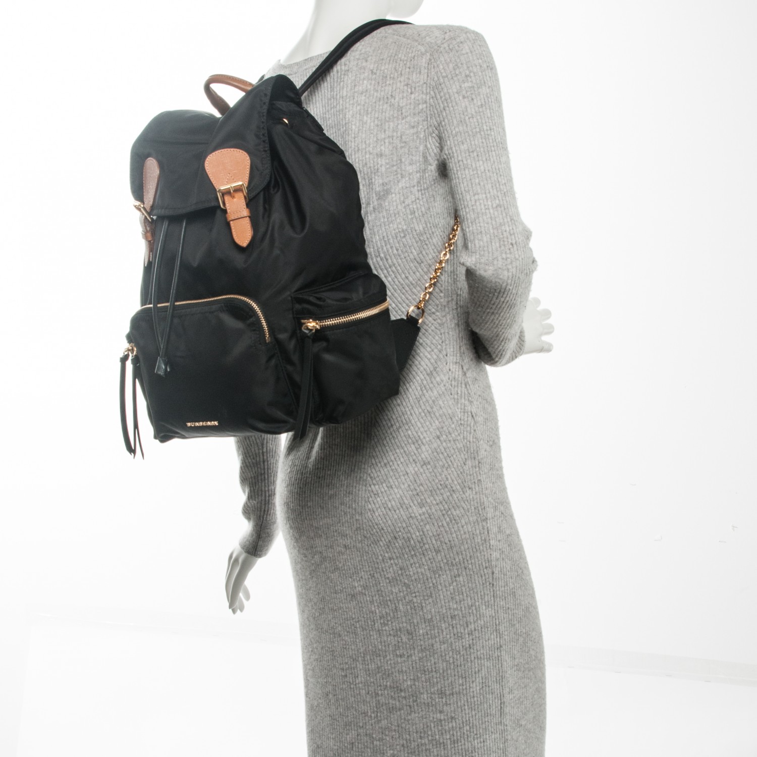 burberry rucksack large