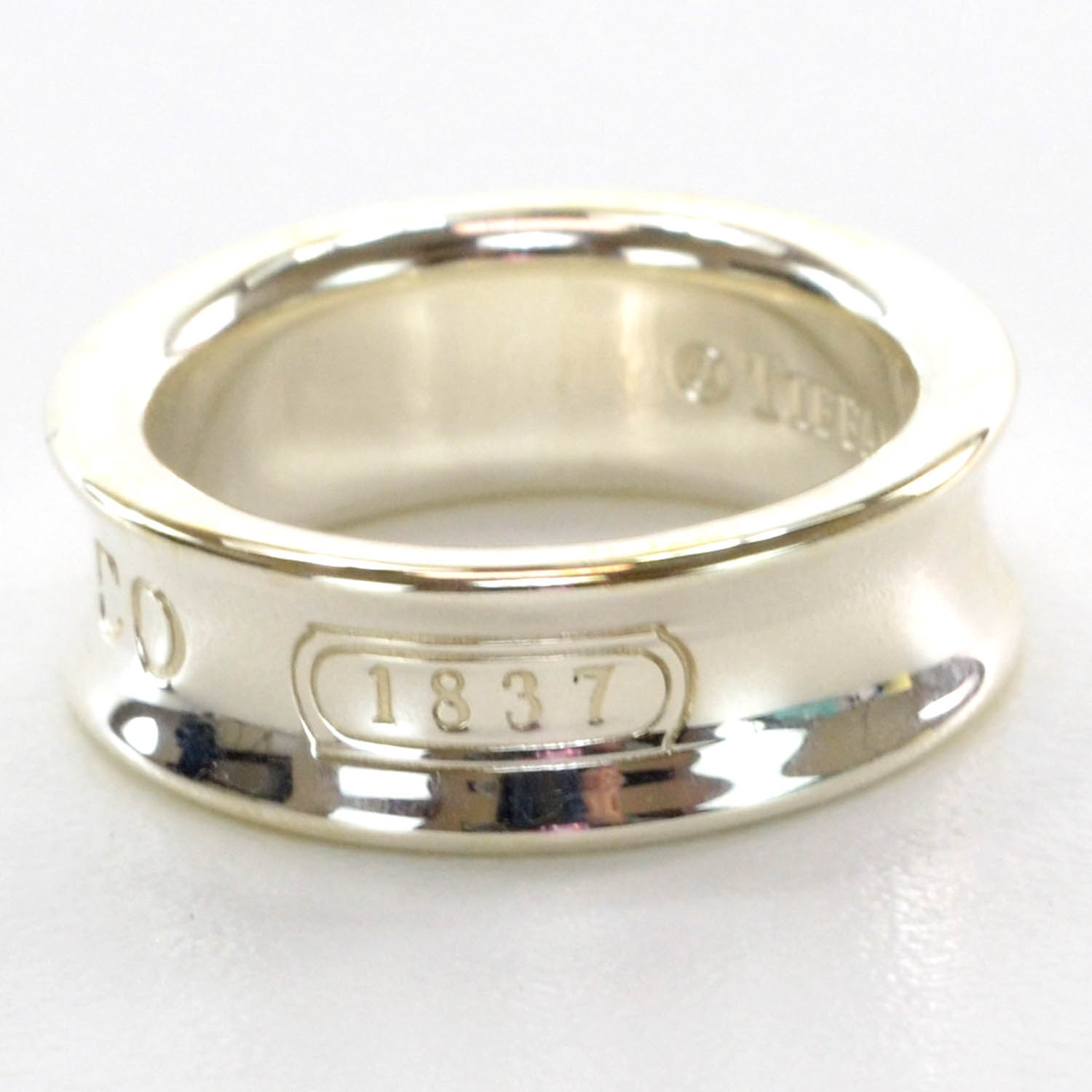 TIFFANY Sterling Silver 1837 Ring 5 38259