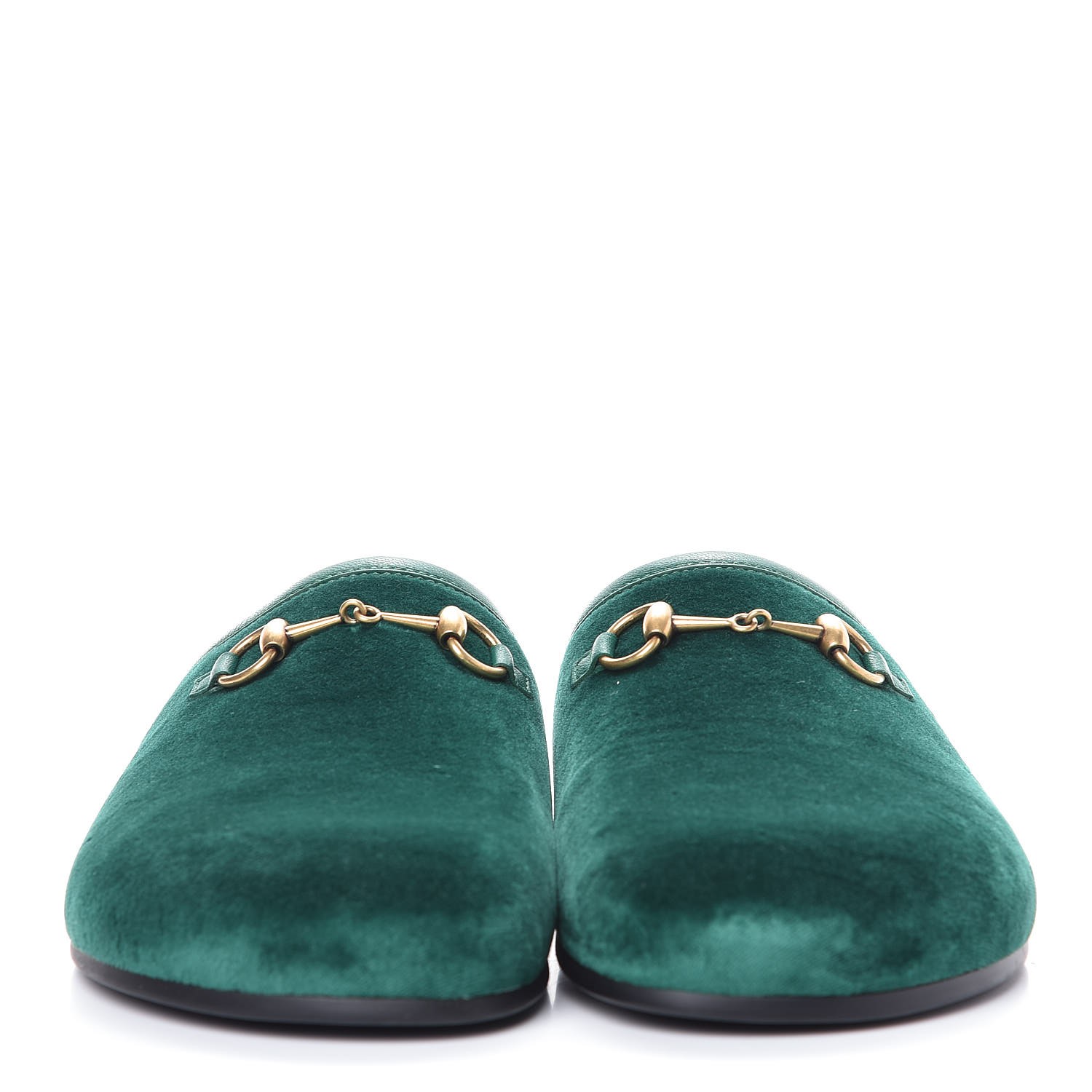 gucci green velvet slippers