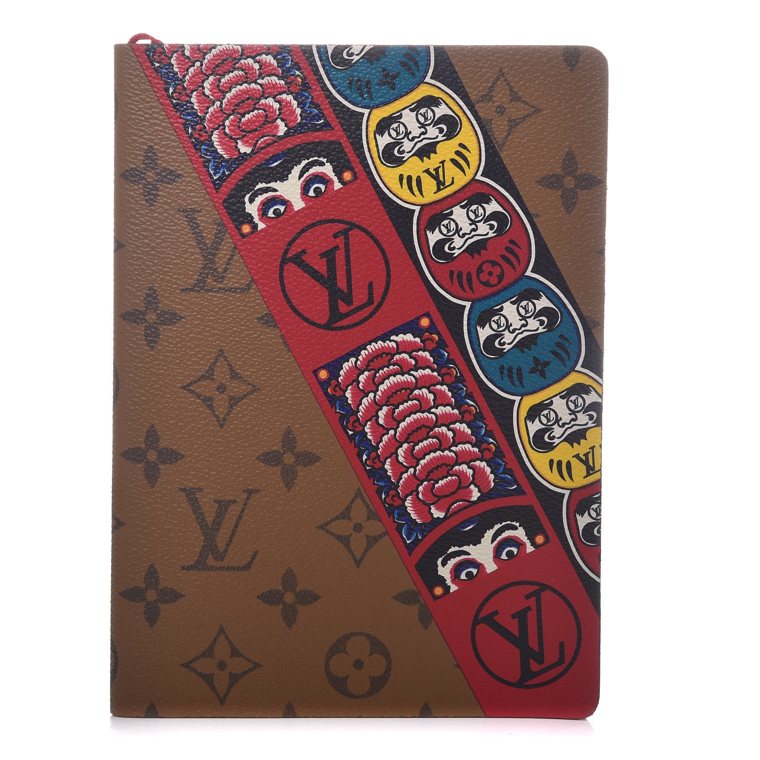 LOUIS VUITTON Monogram Kabuki Stickers Clemence Notebook 315930