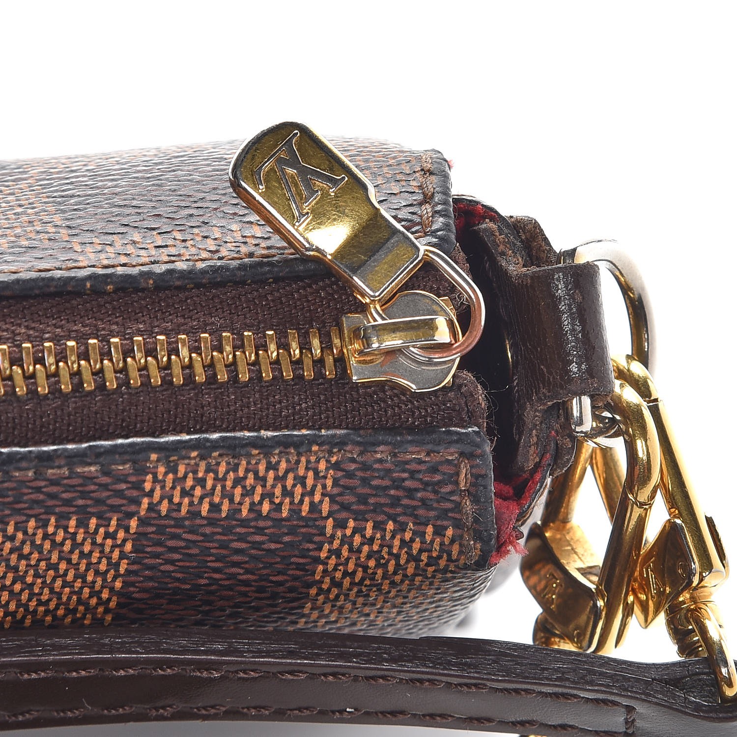 louis vuitton ebene clutch LOUIS VUITTON Damier Ebene Eva Clutch 275067