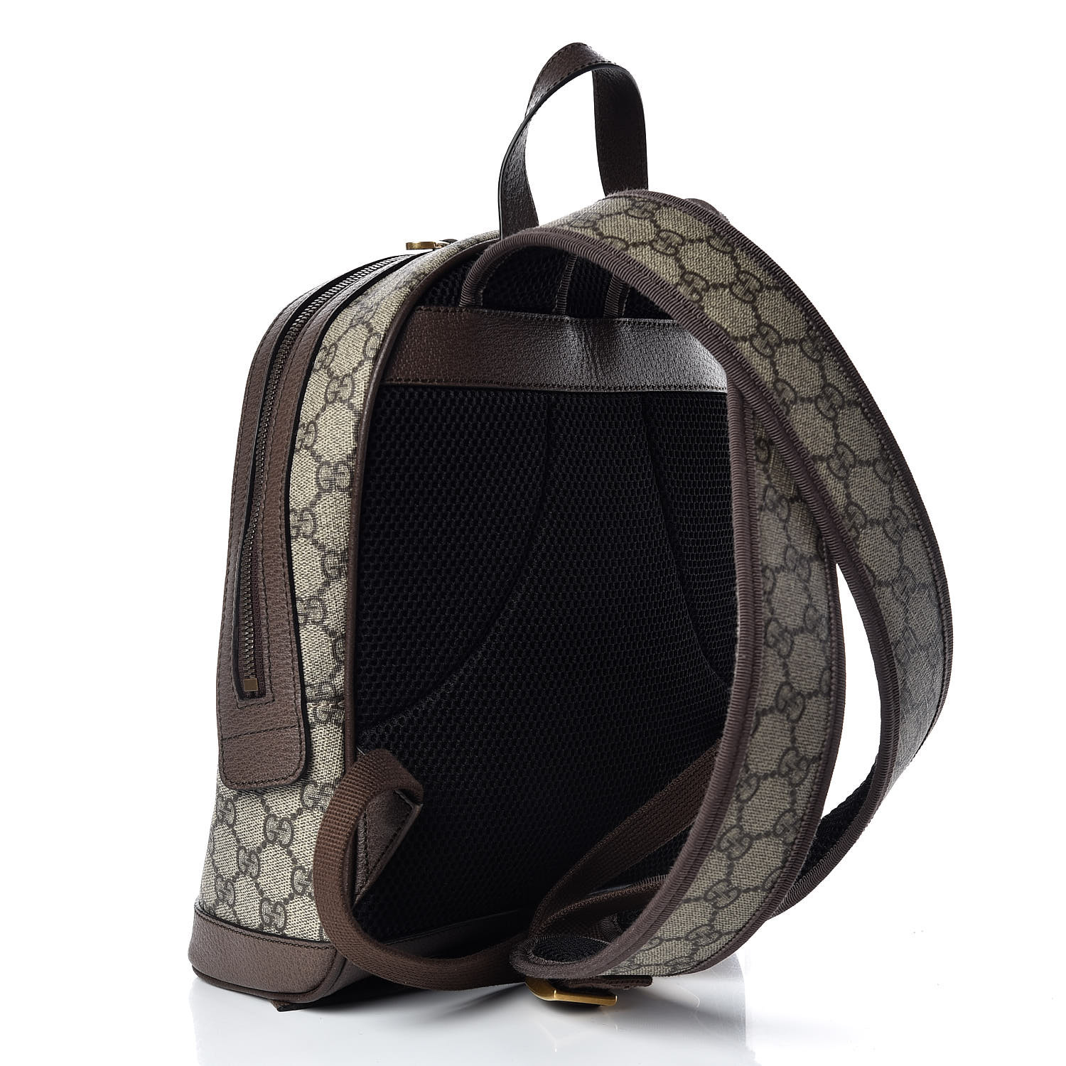 GUCCI GG Supreme Monogram Ophidia Three Little Pigs Backpack Brown 413990