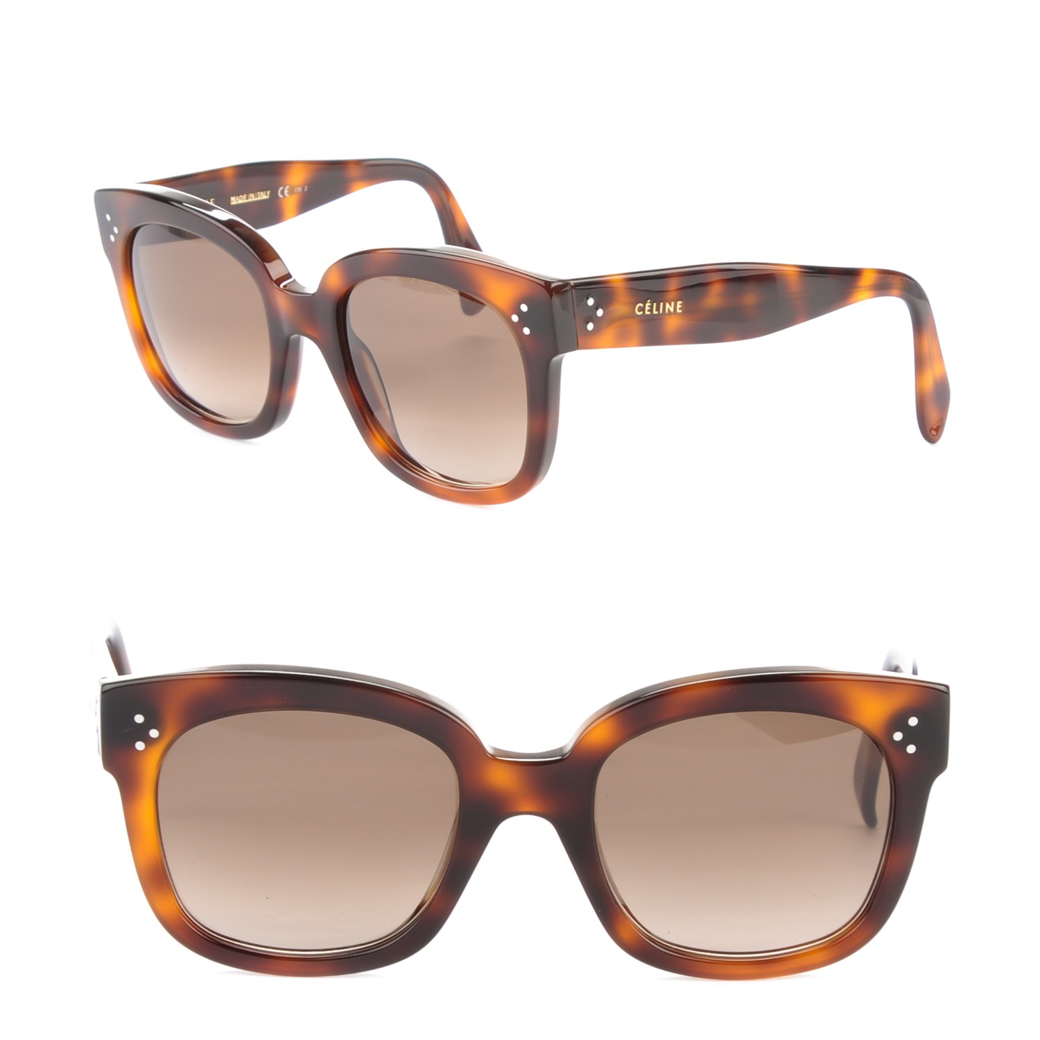 CELINE New Audrey Sunglasses CL 41805/S Havana 165680